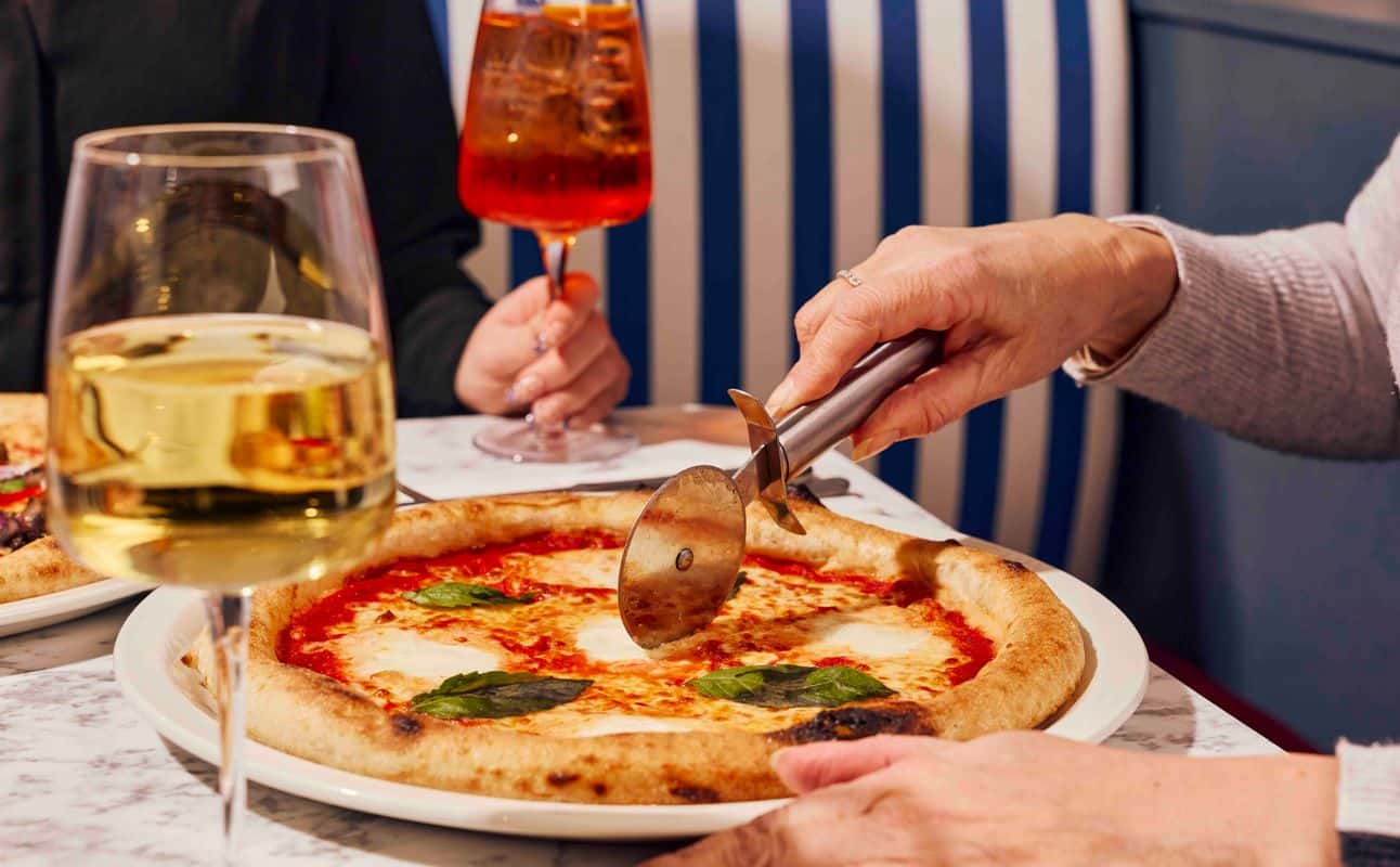 Enjoy Italian, Pizza, Gluten Free options, Vegan options, Vegetarian options, Restaurant, Free wifi, Highchairs available, Indoor & outdoor seating, Table service, Wheelchair accessible, $$, Families, Groups and Special occasion cuisine at Prezzo Italian Cambridge in Cambridge City Centre, Cambridge