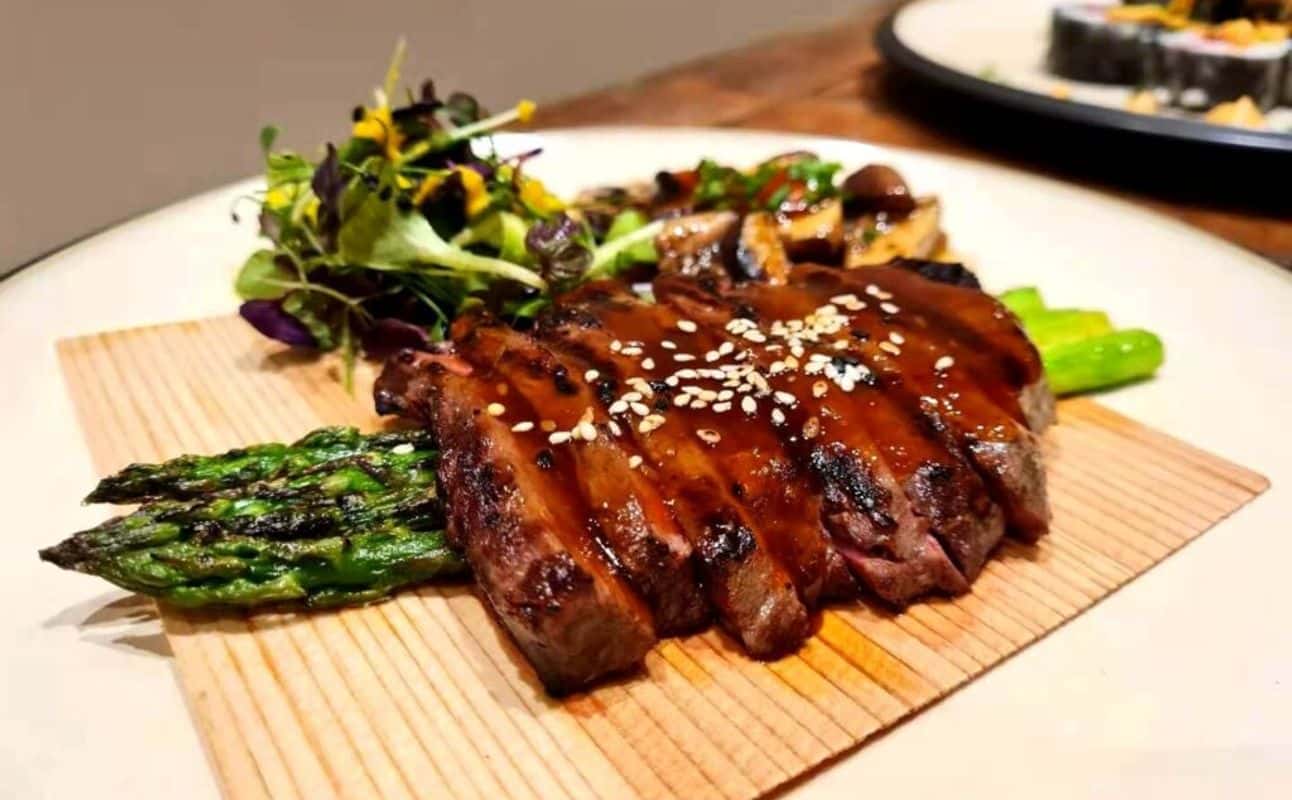 Enjoy Japanese, Vegan options, Restaurant, Indoor & outdoor seating, Free wifi, Table service, $$$, Families, Groups and Special occasion cuisine at Nazuki Garden in Fitzrovia, London