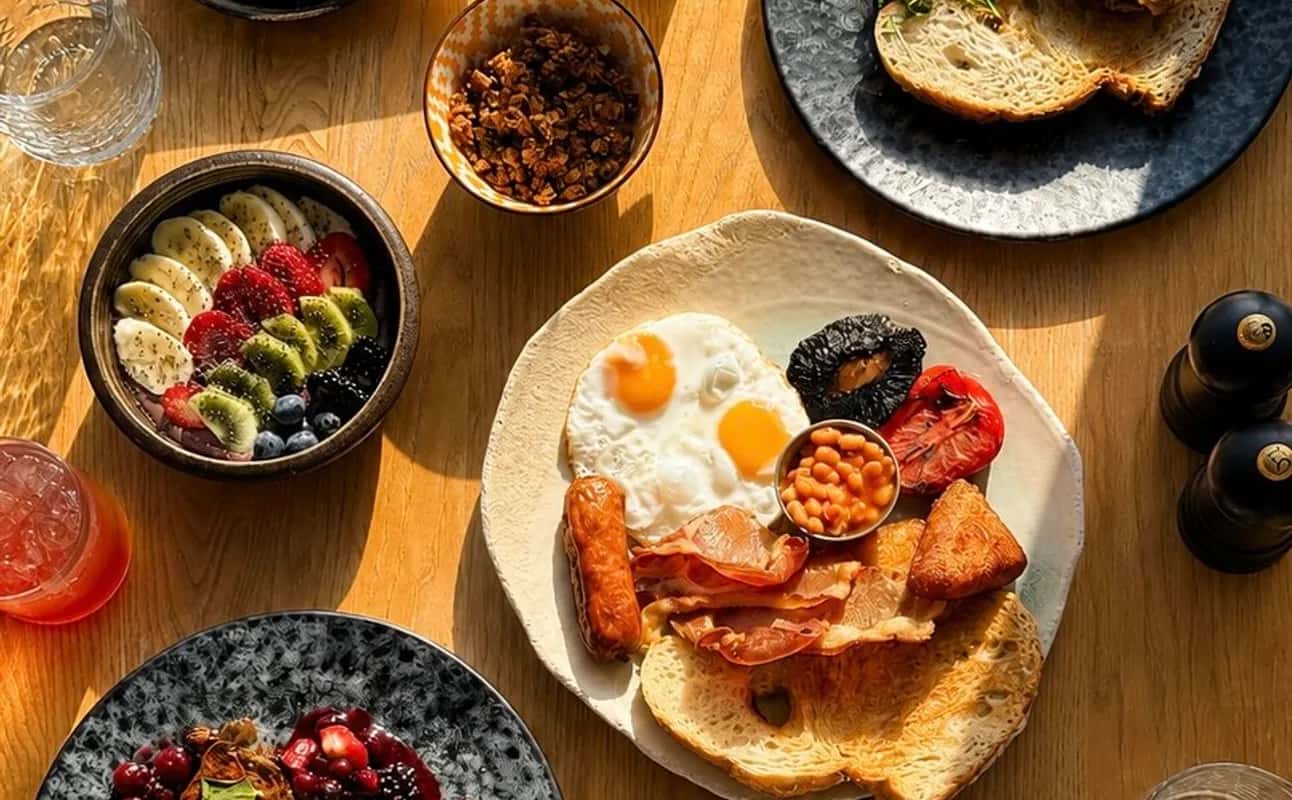 Enjoy European, International, Gluten Free options, Vegan options, Vegetarian options, Restaurant, Indoor & outdoor seating, Wheelchair accessible, $$$$, Groups and Families cuisine at 45th & 7th in Shoreditch, London
