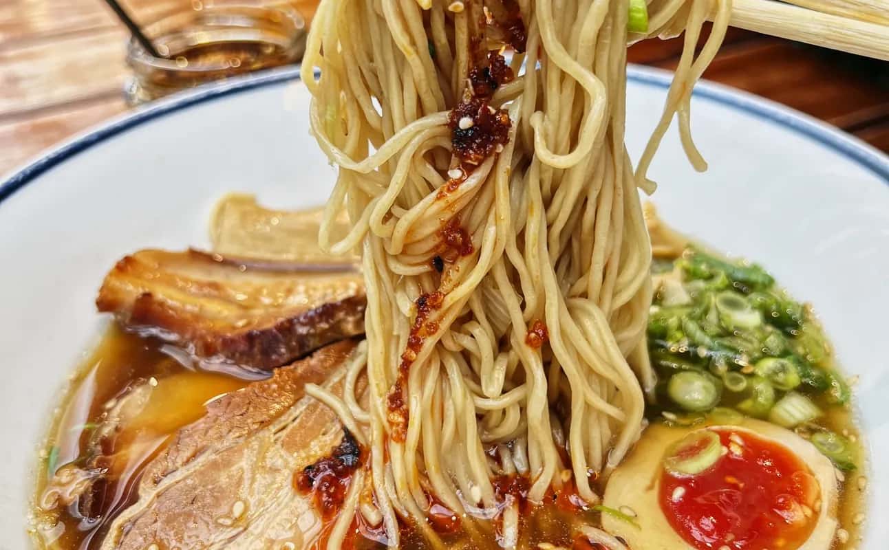 Enjoy Japanese, Ramen, Asian, Restaurant, Child friendly, Dog friendly, Table service, Indoor & outdoor seating, Highchairs available, Free wifi, Date night, Kids and Families cuisine at Tonkotsu Clapham in Clapham, London