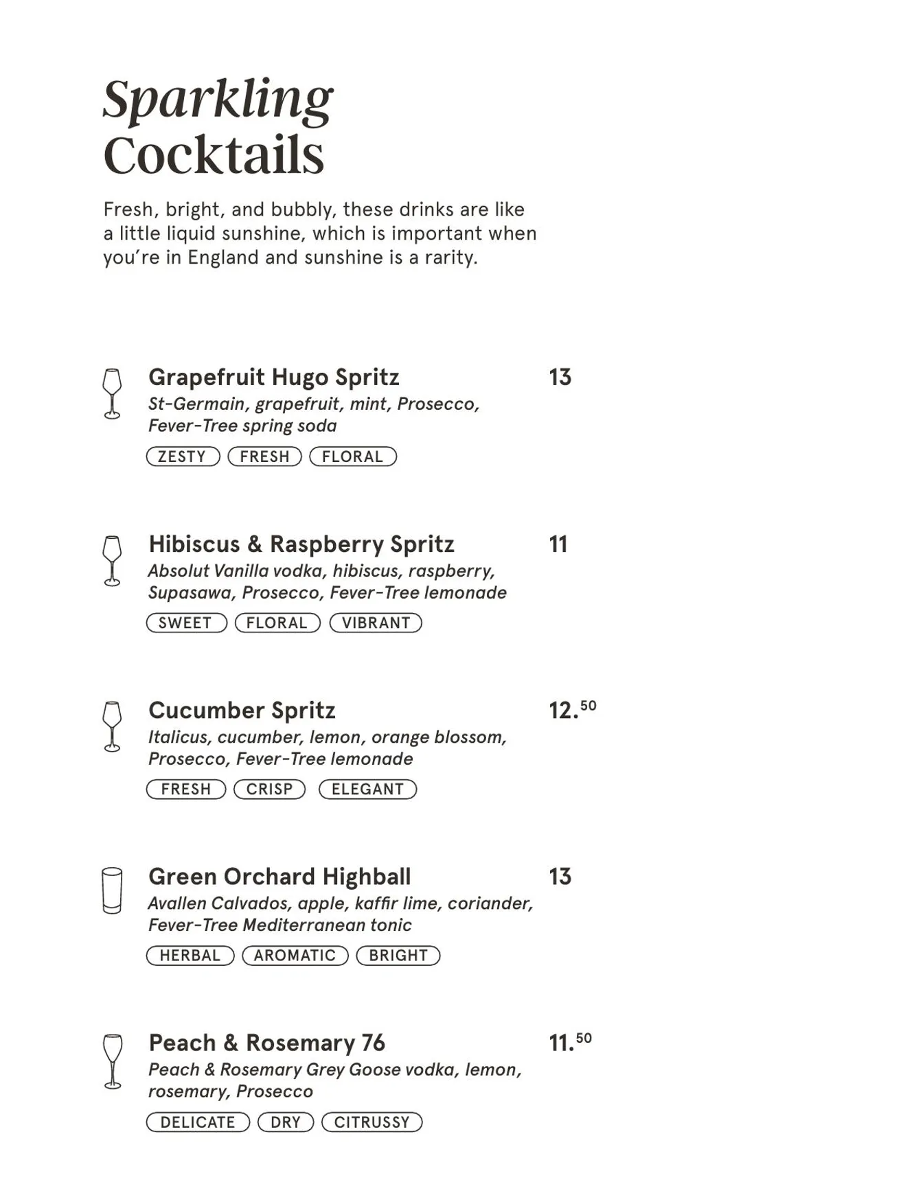 Grind menu, page 5