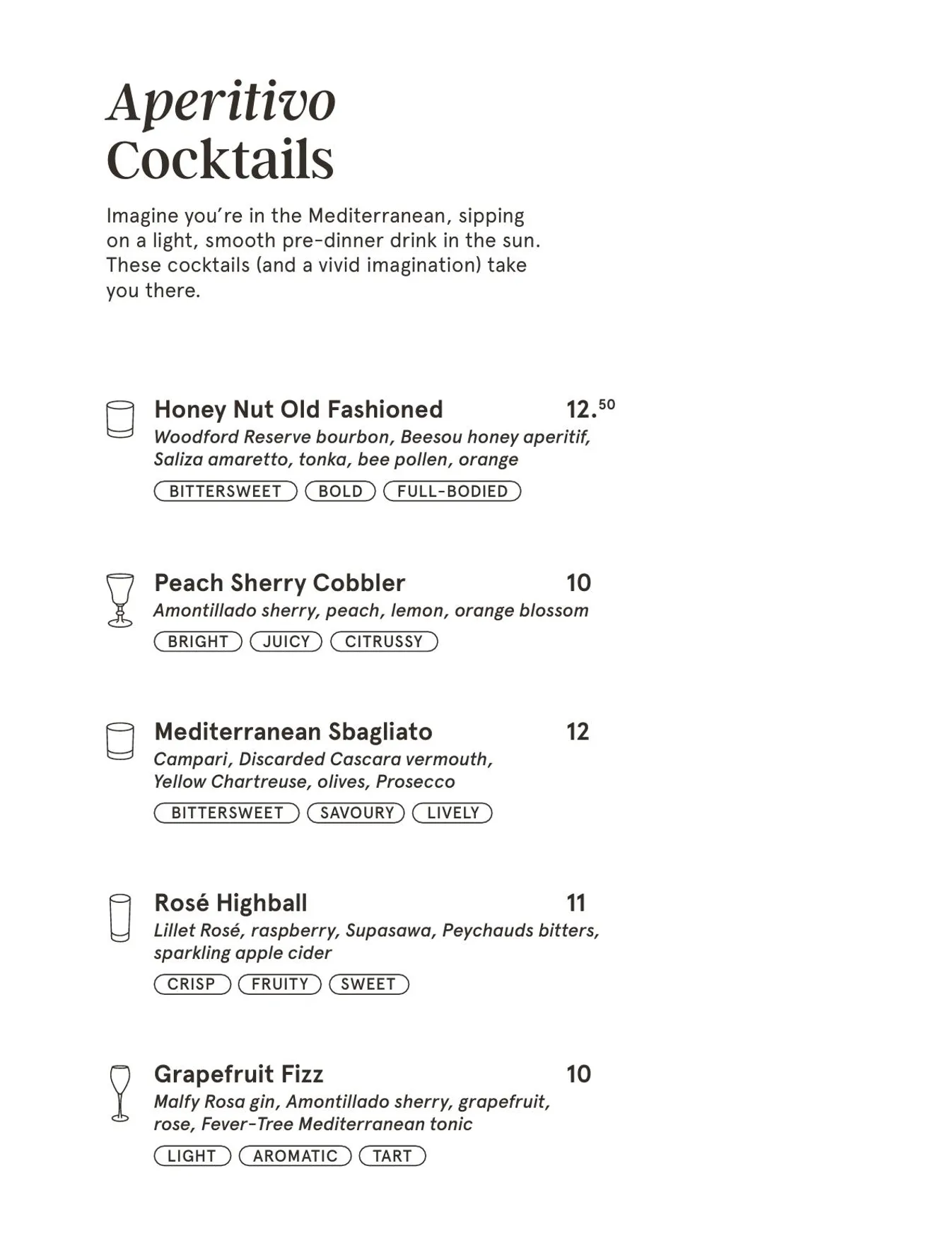 Grind menu, page 6