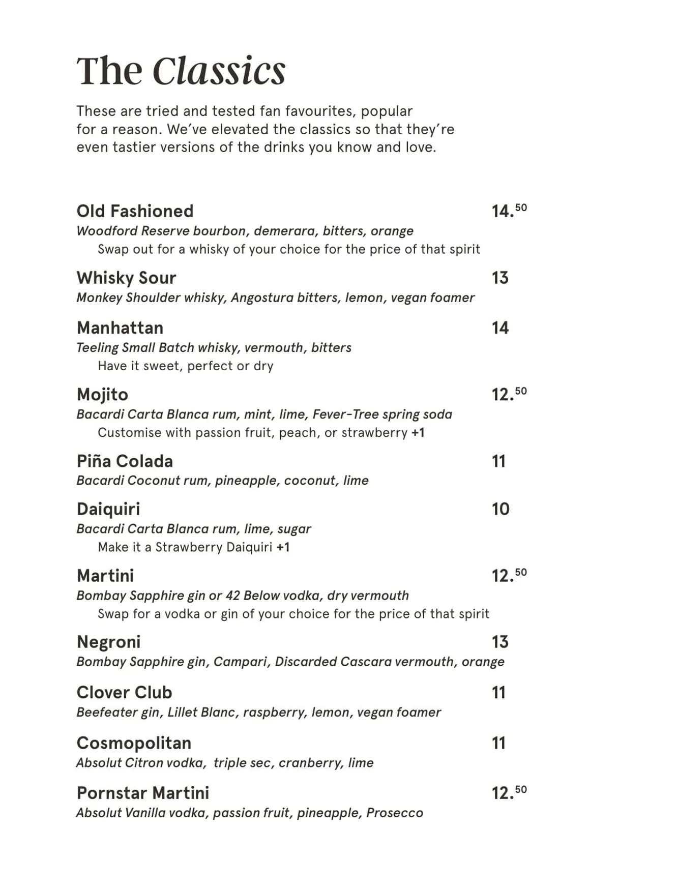 Grind menu, page 9