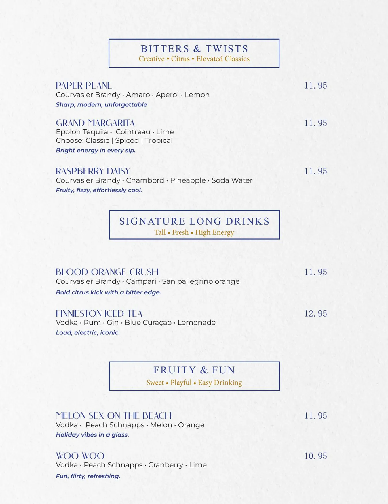 Joia Restaurant menu, page 9