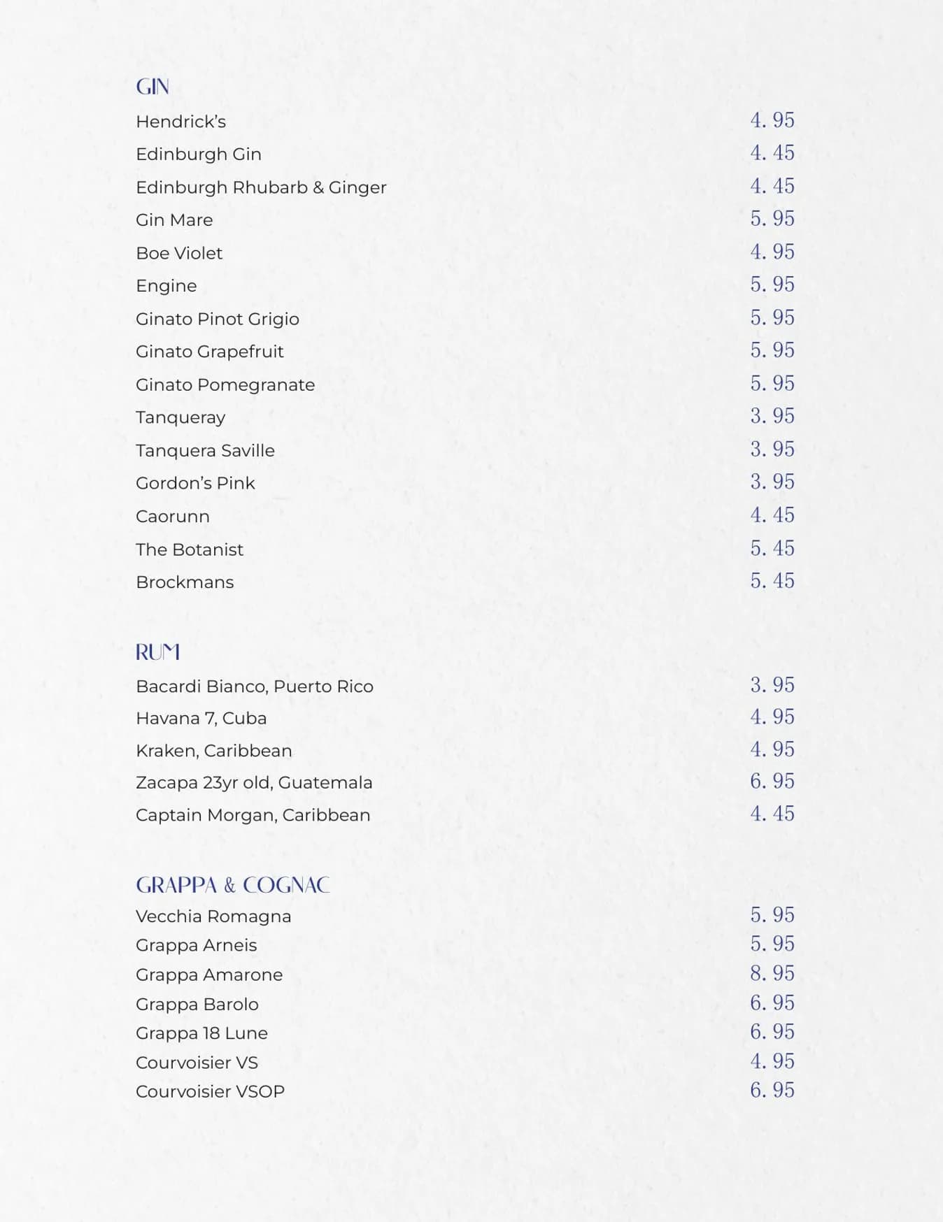 Joia Restaurant menu, page 13