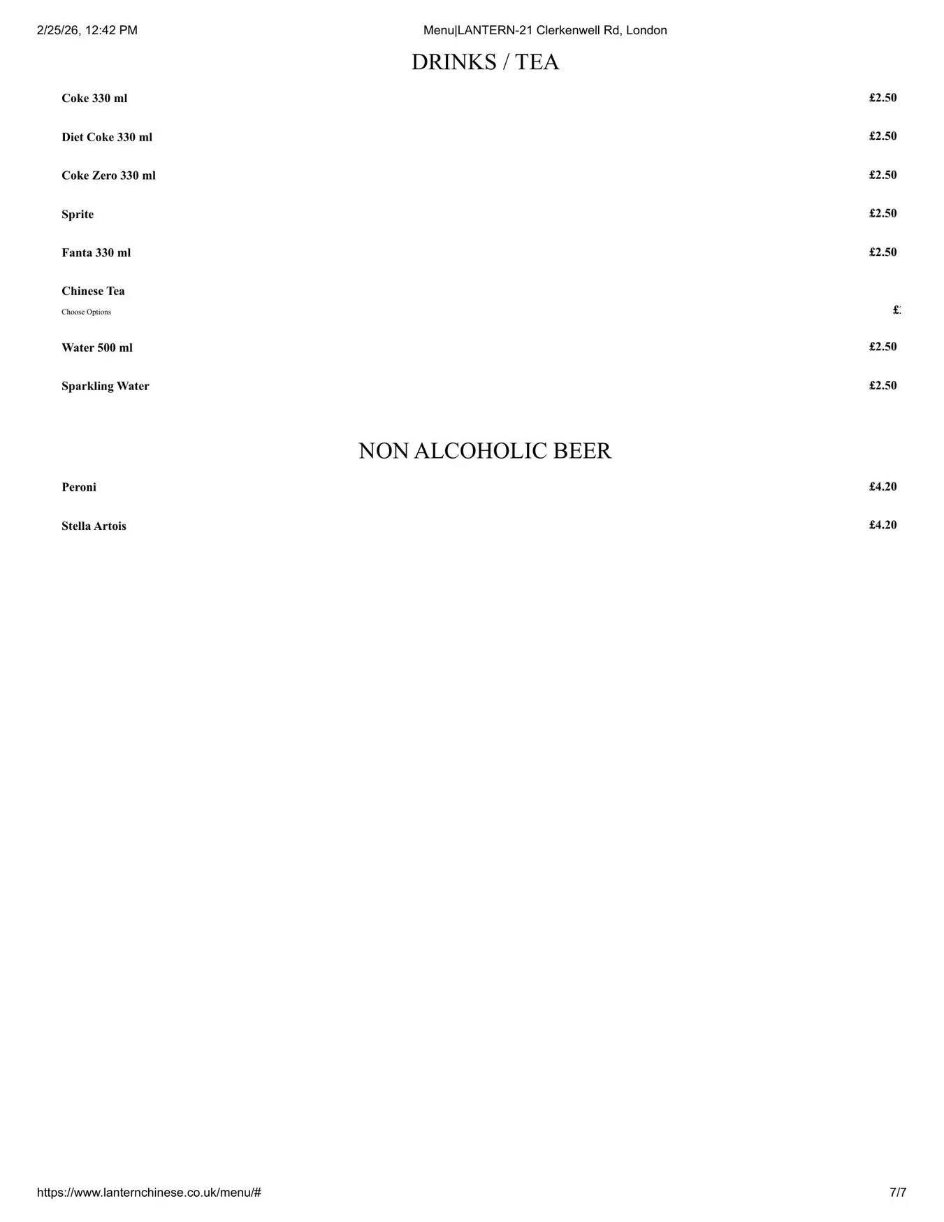 Lantern menu, page 7