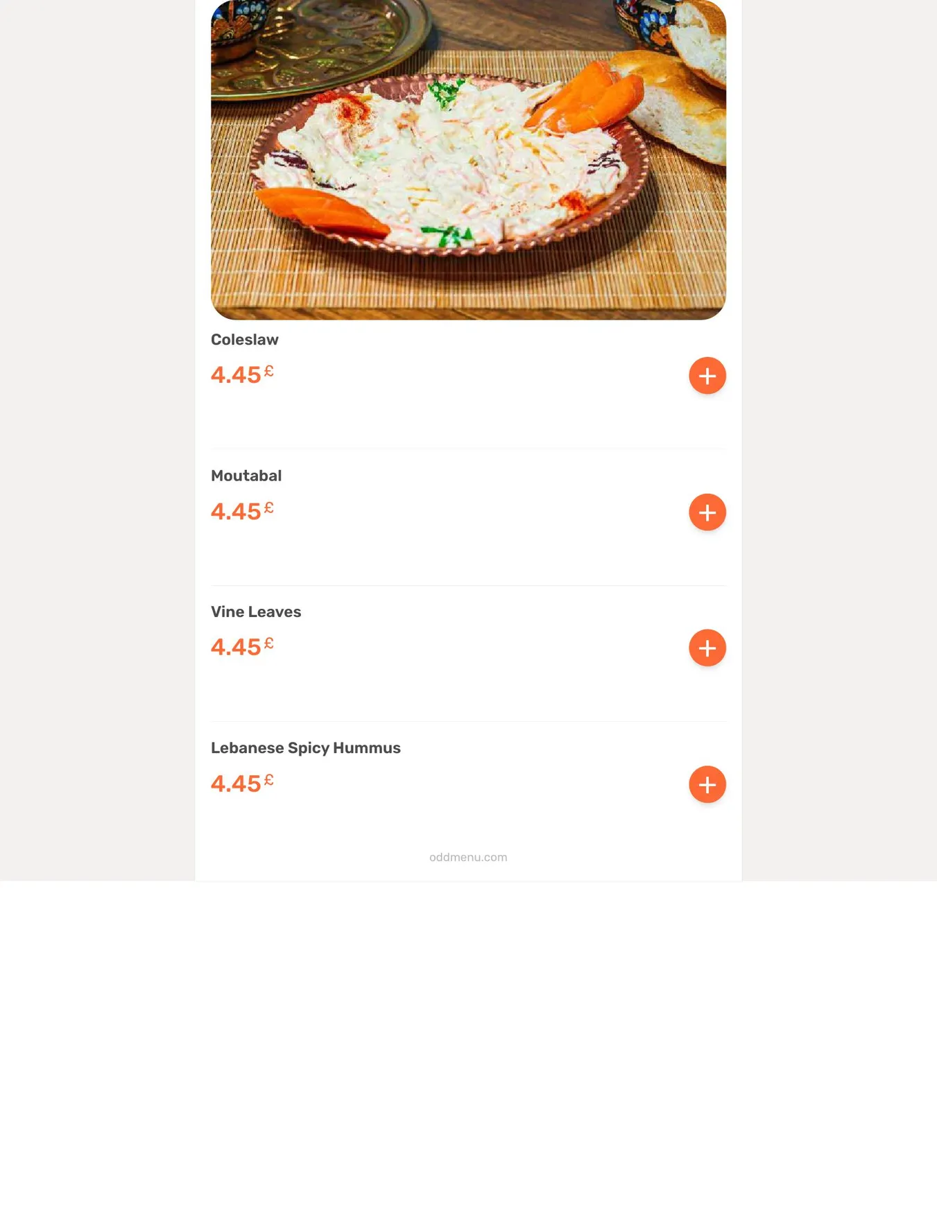 Lyalena Lounge menu, page 5