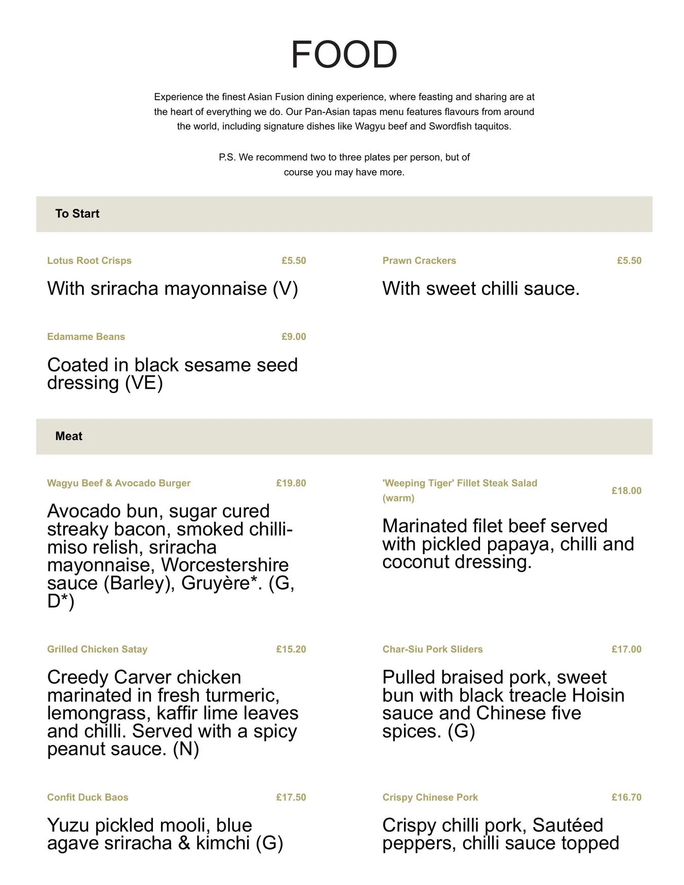 MBER menu, page 1