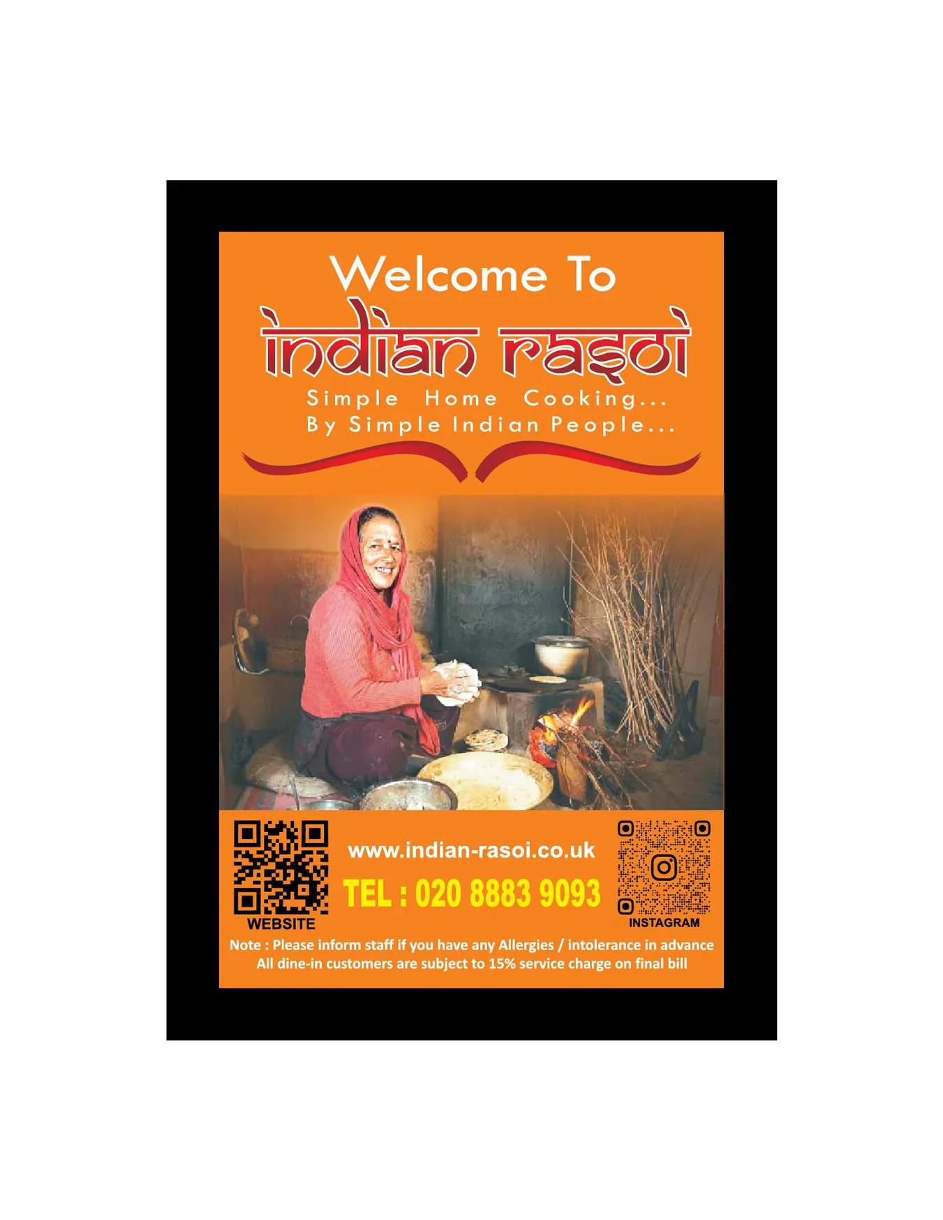 Indian Rasoi Restaurant menu, page 9