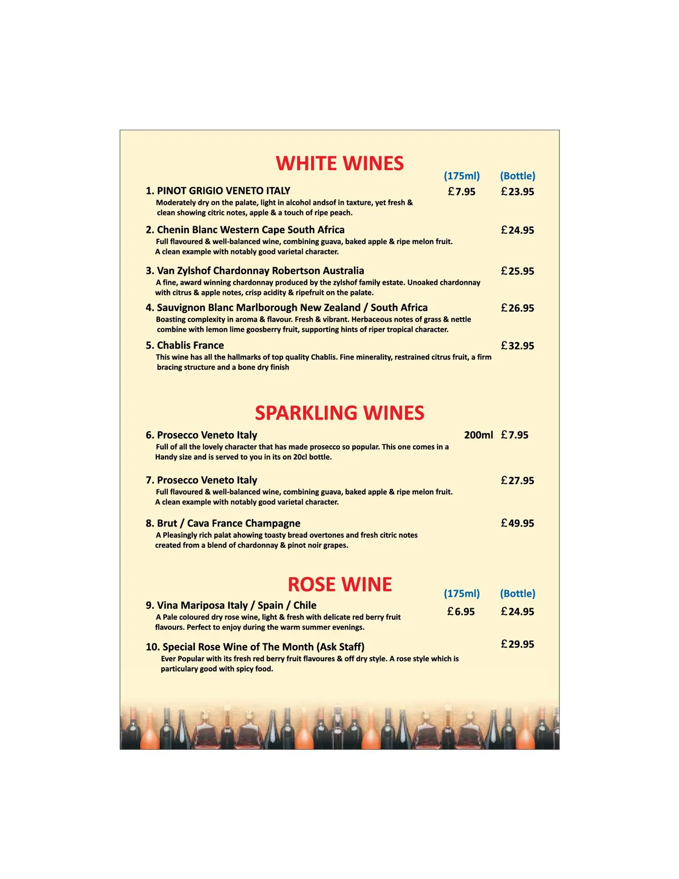 Indian Rasoi Restaurant menu, page 10