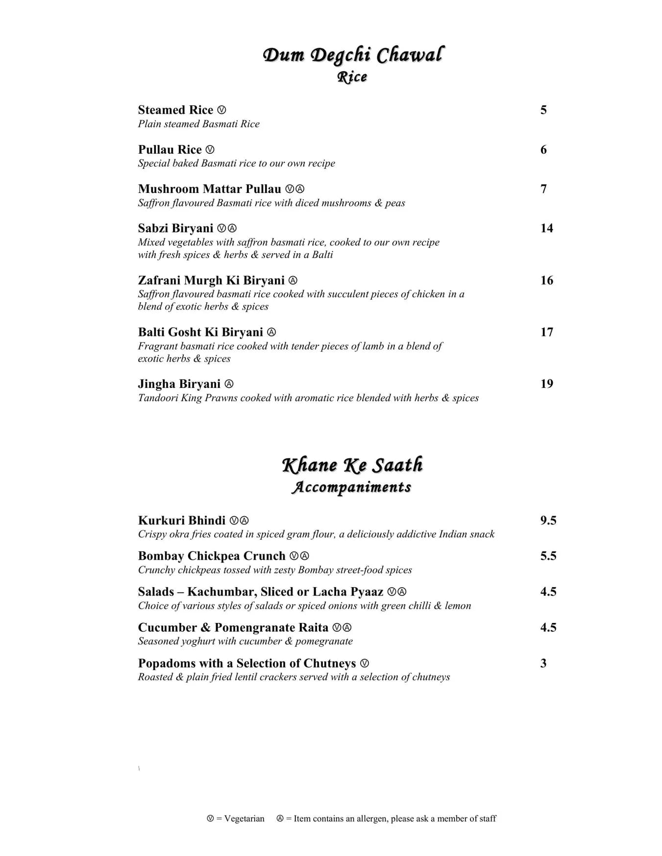 Laguna menu, page 6
