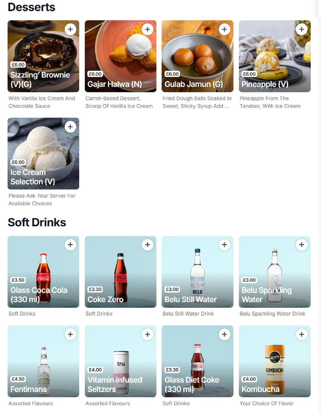 Baboo Ji Vegetarian Kitchen menu, page 4