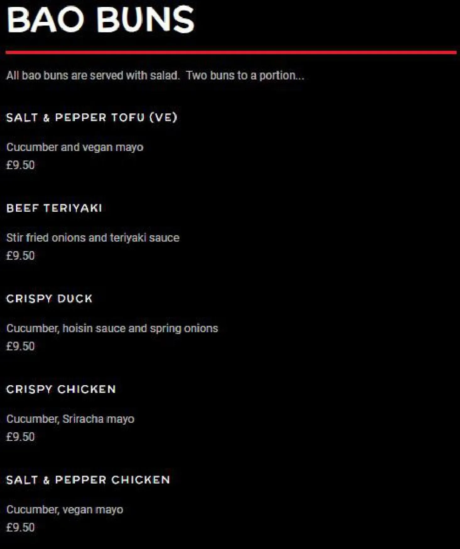 Juici Sushi menu, page 4