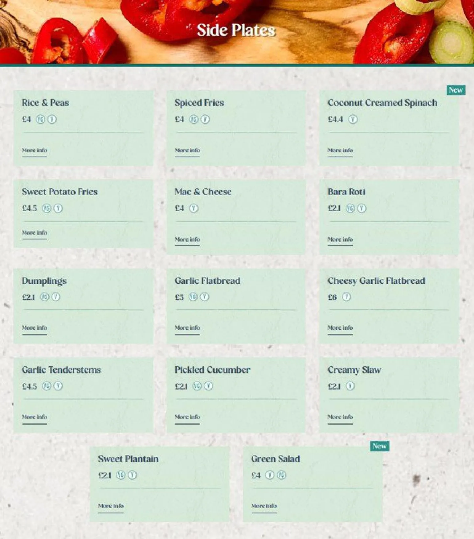 Turtle Bay menu, page 6