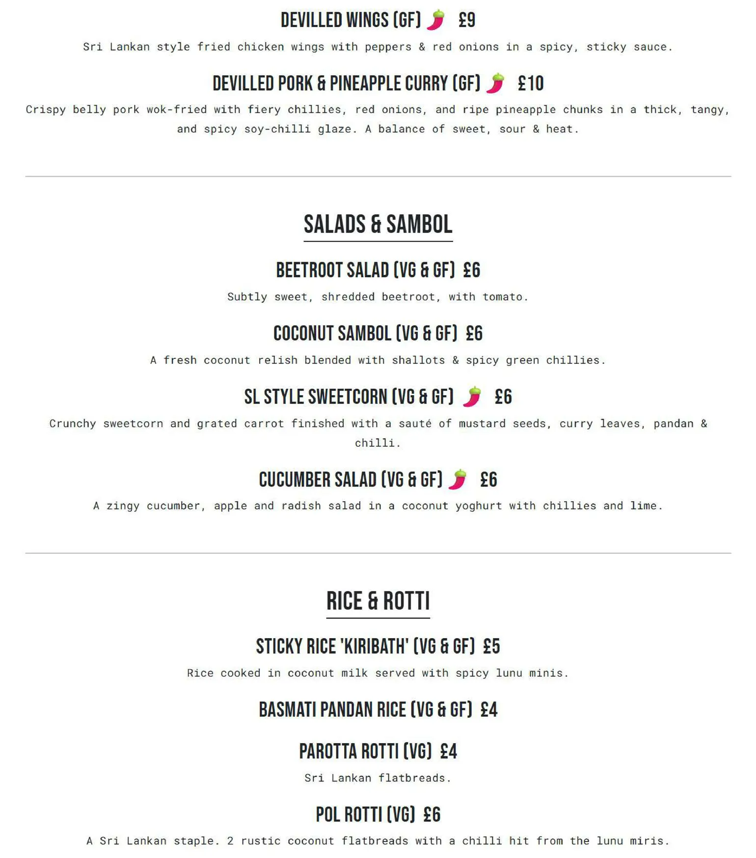 The Coconut Tree - Bath menu, page 4