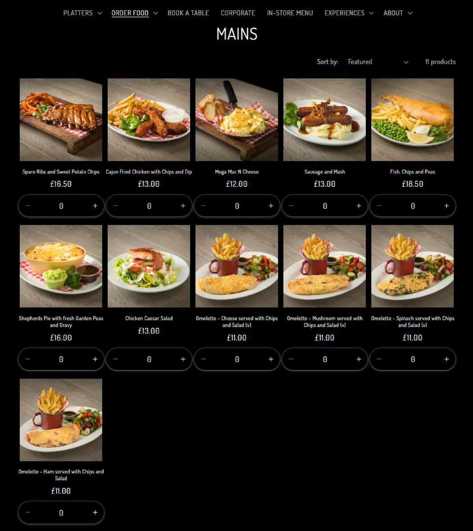Polo Bar menu, page 5
