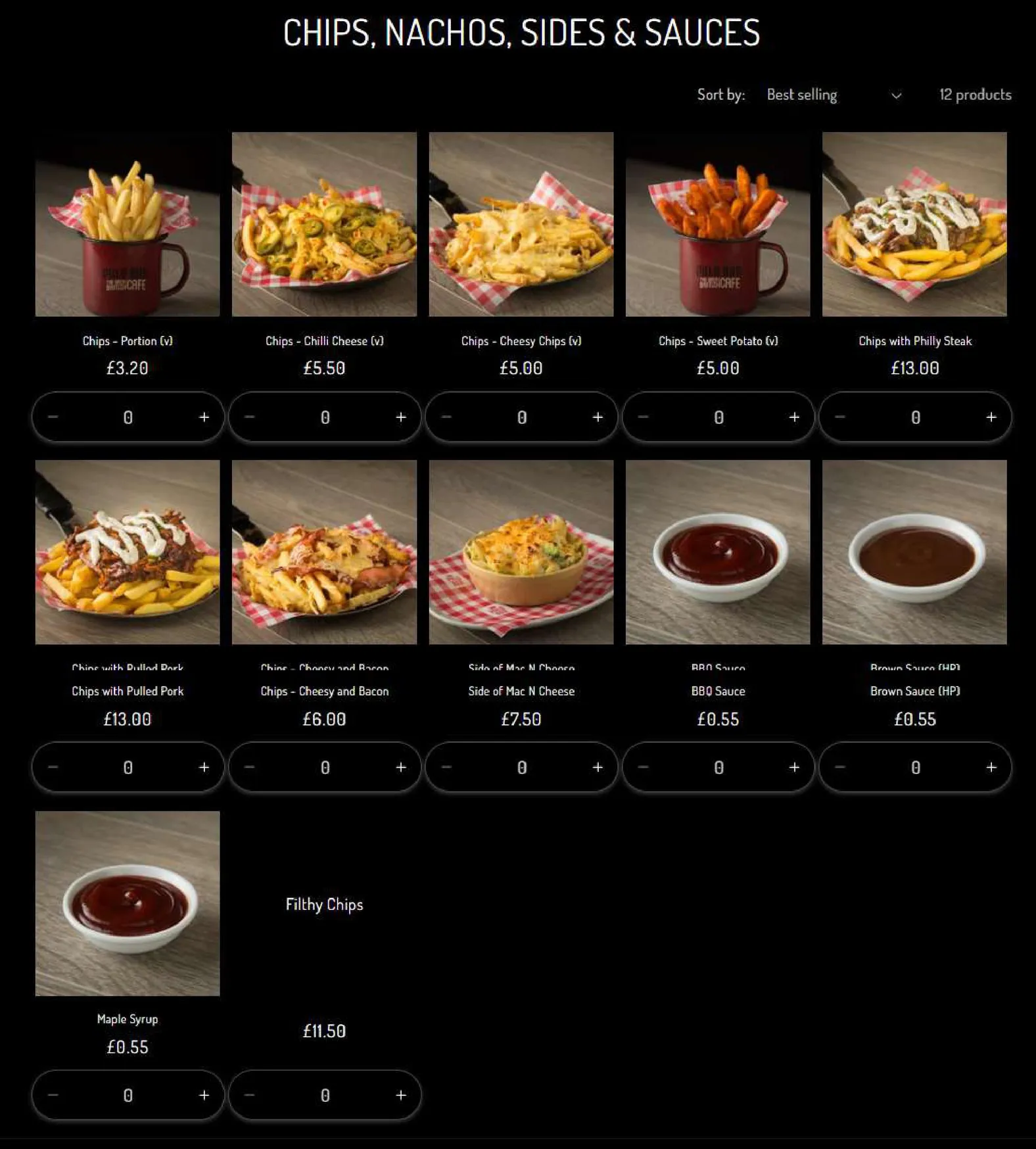 Polo Bar menu, page 7