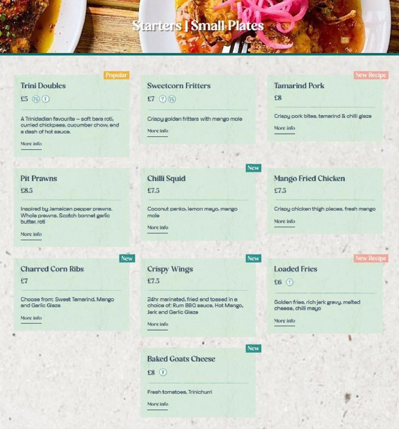 Turtle Bay menu, page 3