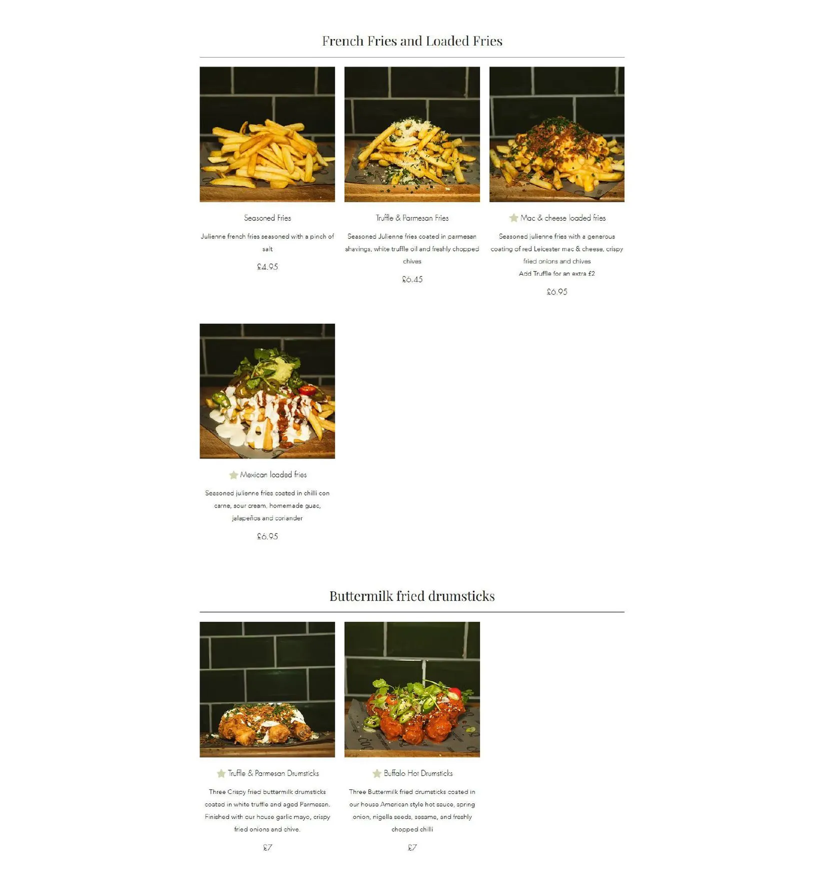 Coq menu, page 2