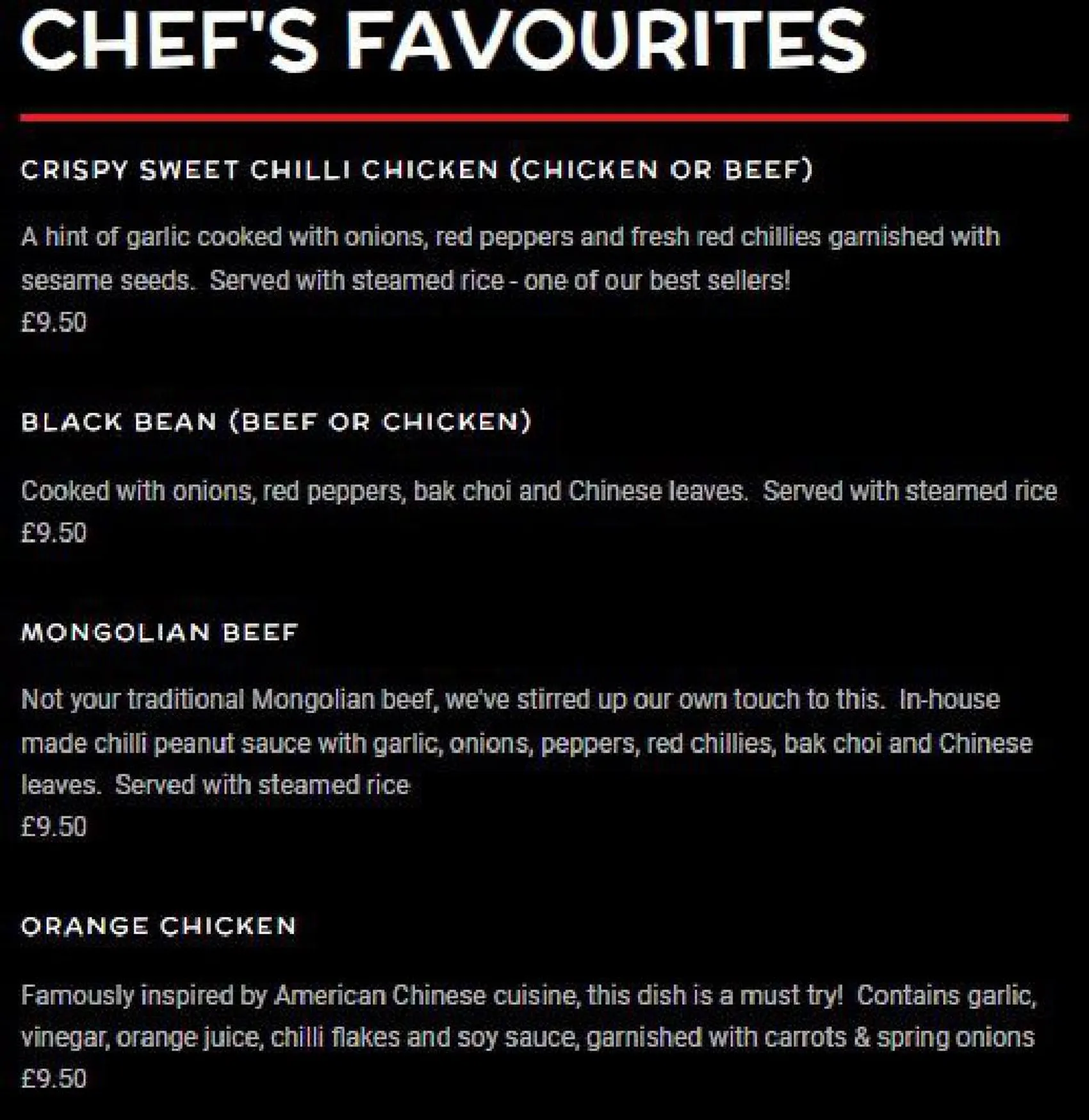 Juici Sushi menu, page 15