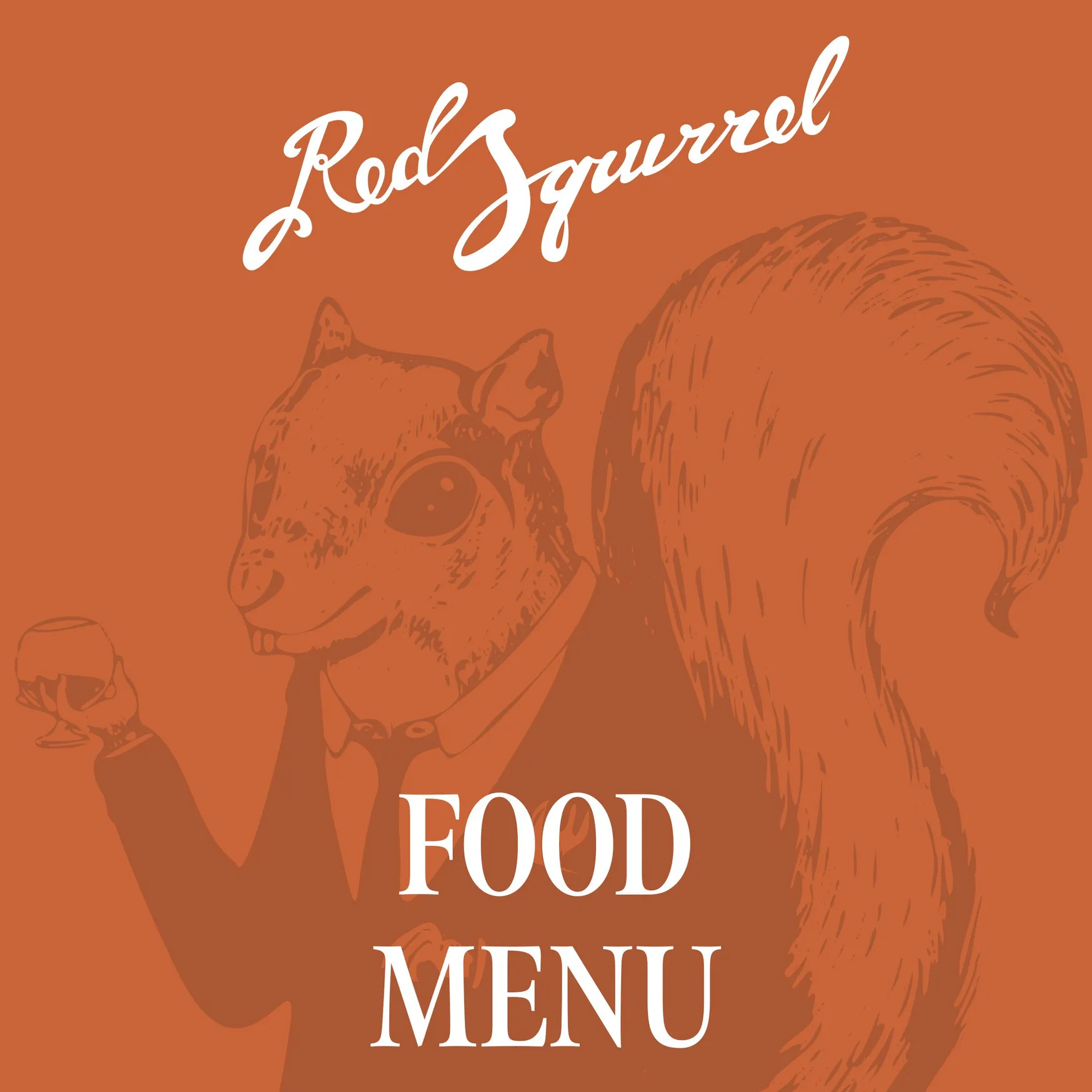 Red Squirrel menu, page 2