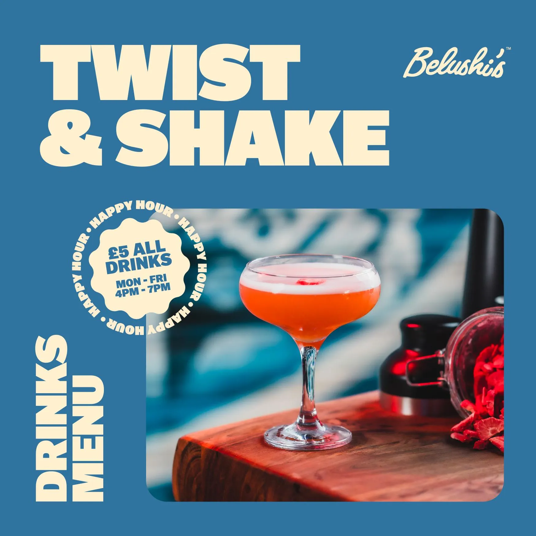 Belushi's London Bridge menu, page 4