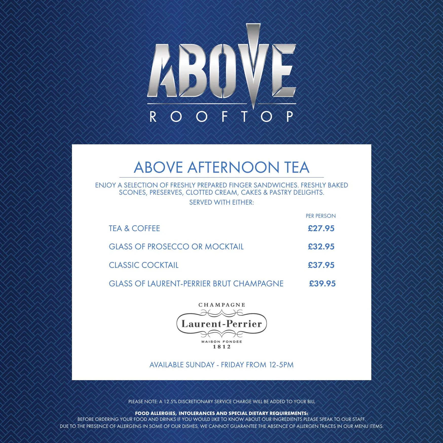Above menu, page 1