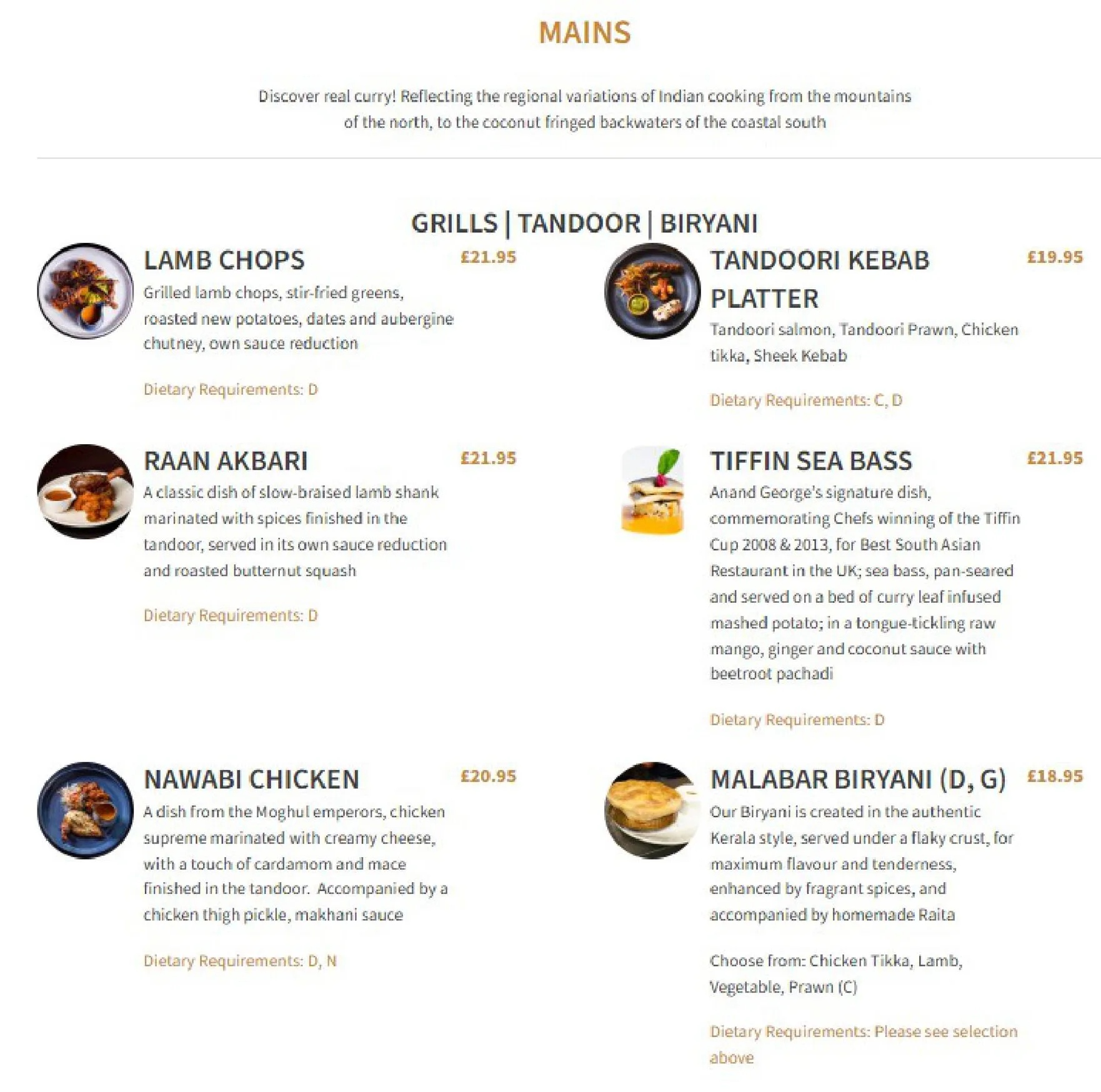 Purple Poppadom menu, page 2