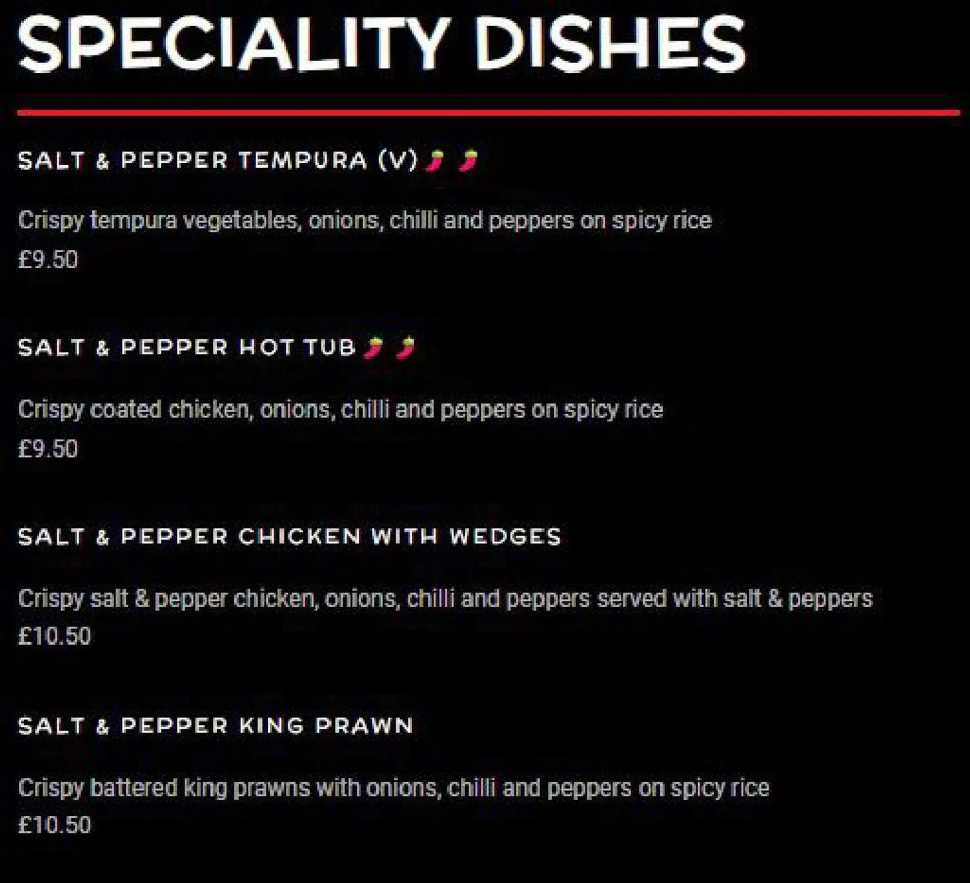 Juici Sushi menu, page 10