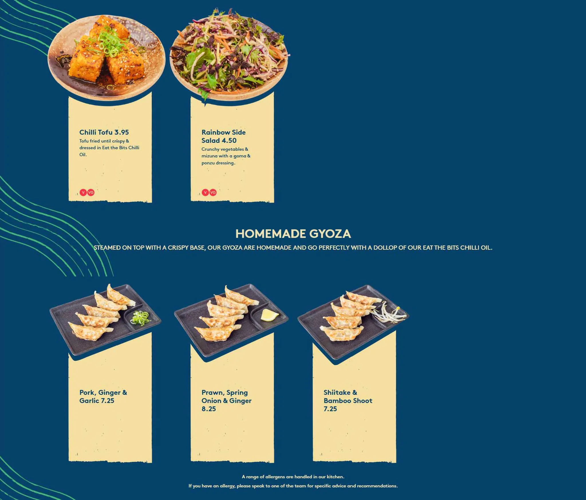 Tonkotsu menu, page 7