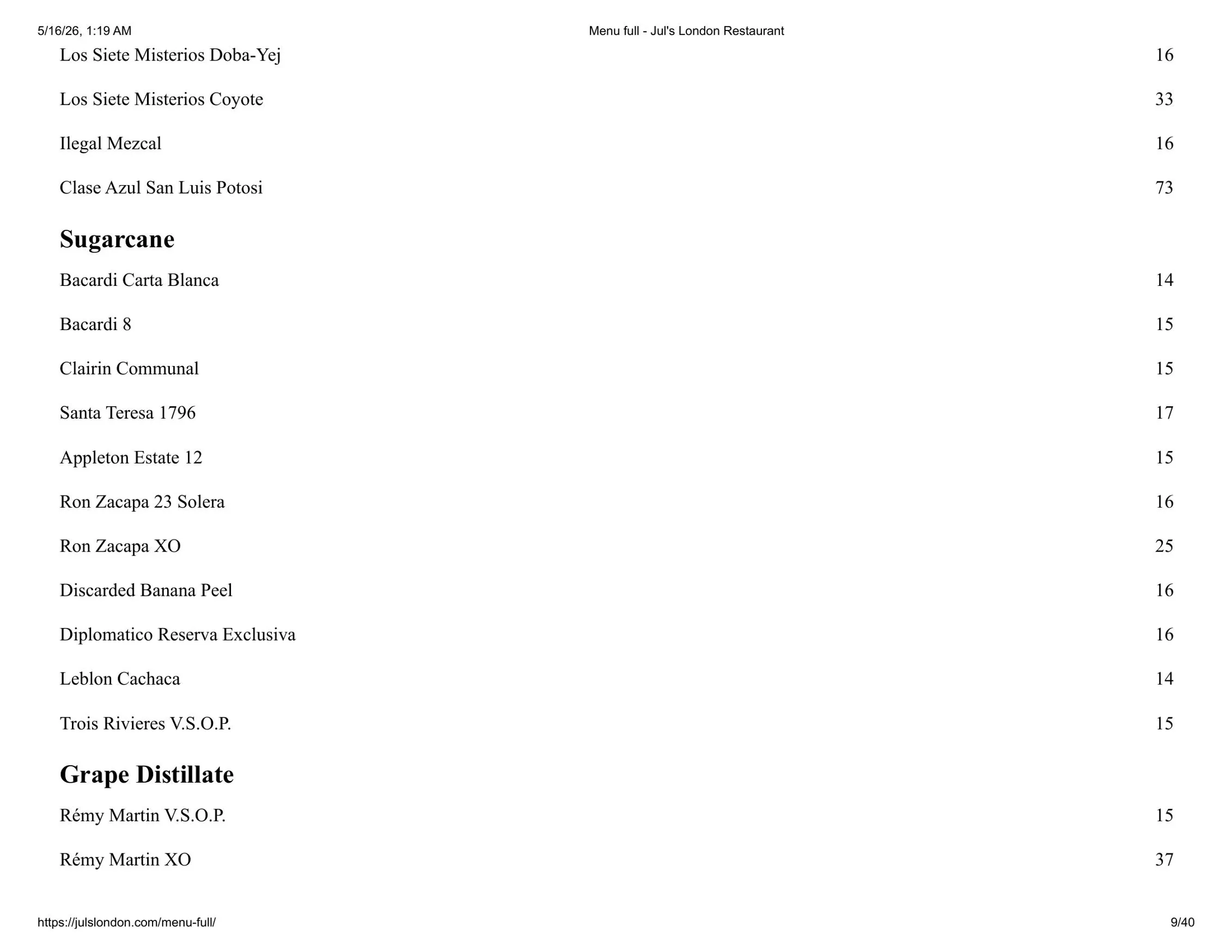 Jul's menu, page 9