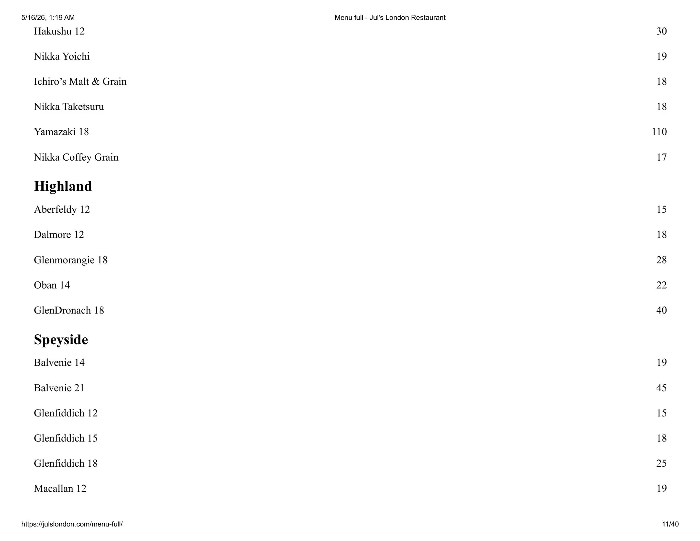 Jul's menu, page 11