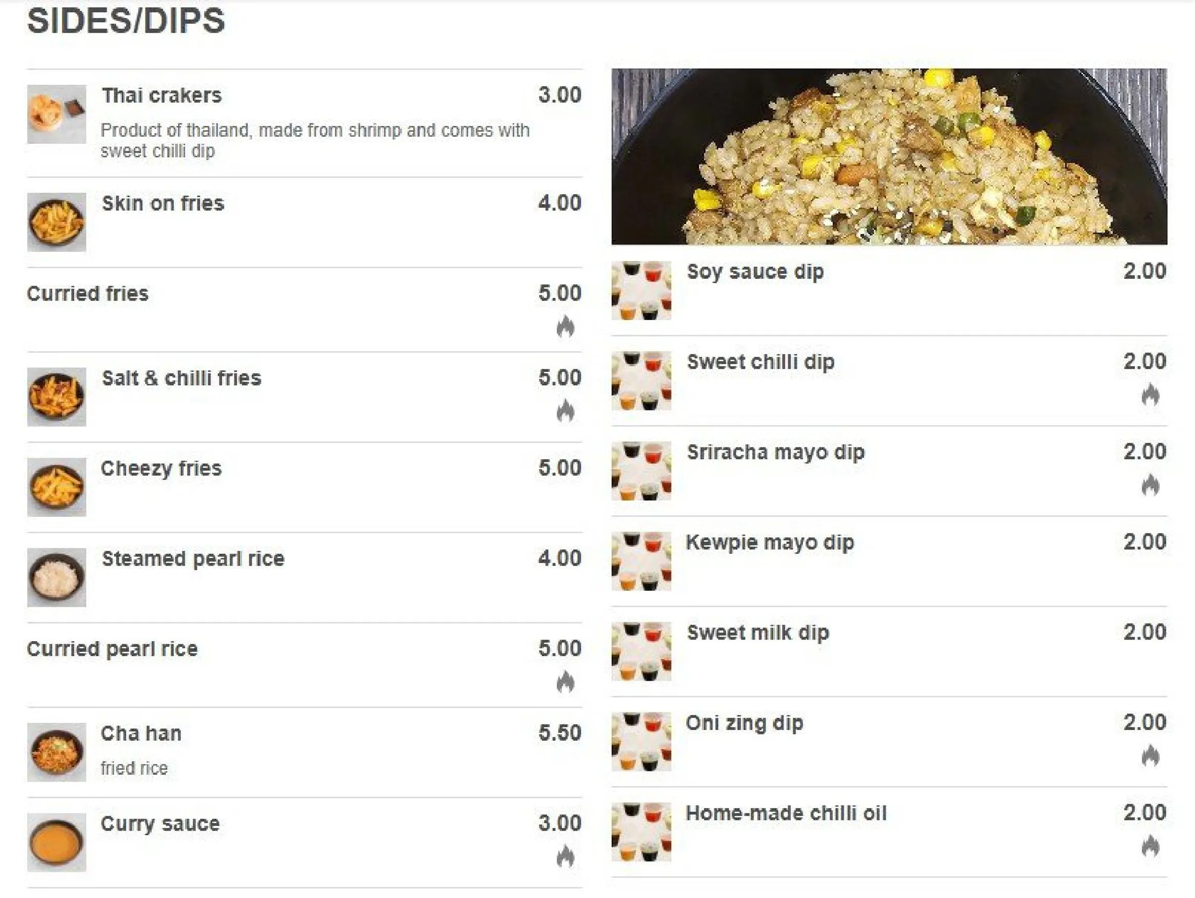 Cafe Yugo menu, page 3