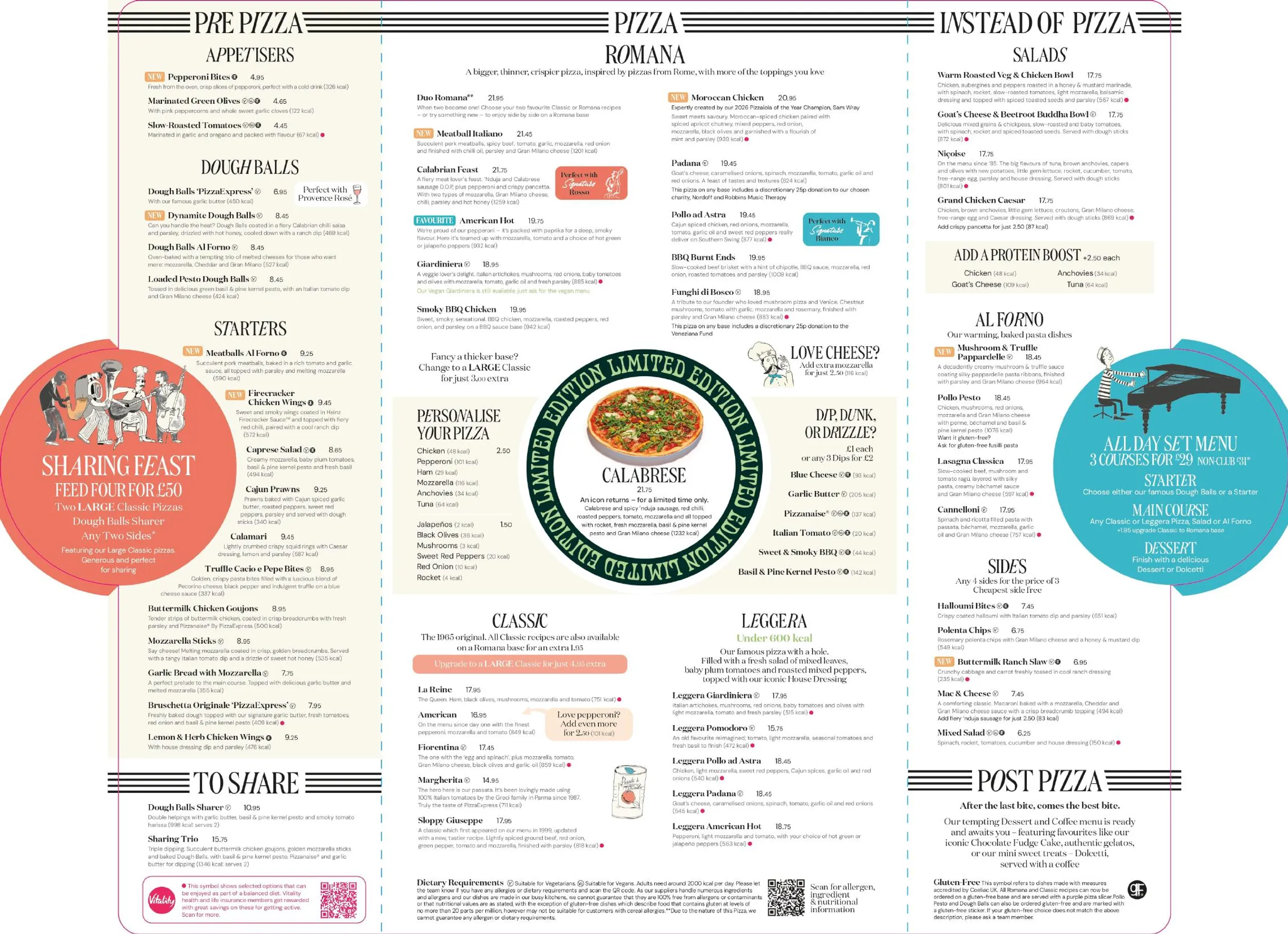 PizzaExpress Fulham menu, page 2