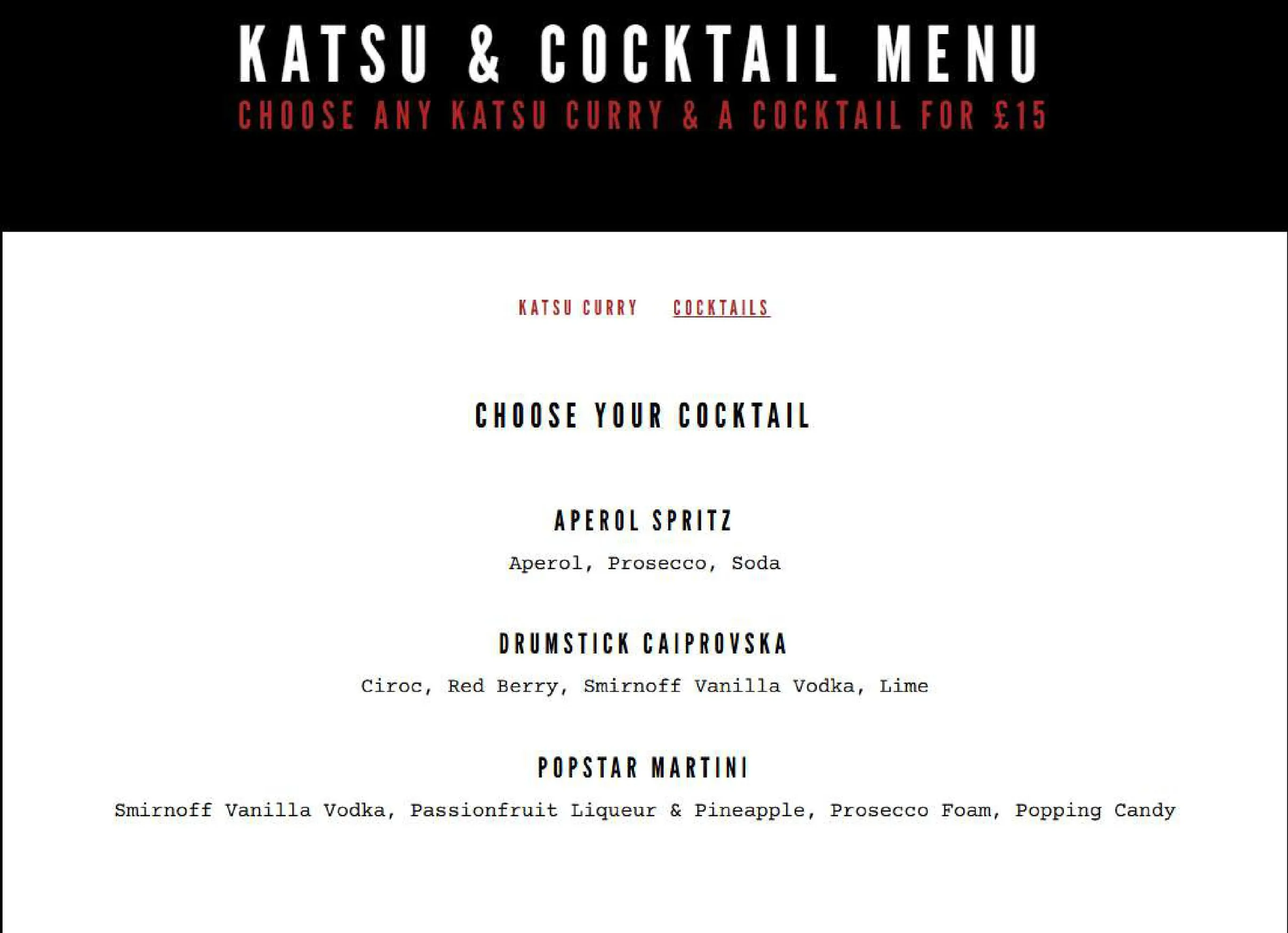 Bar Soba Mitchell Lane menu, page 5