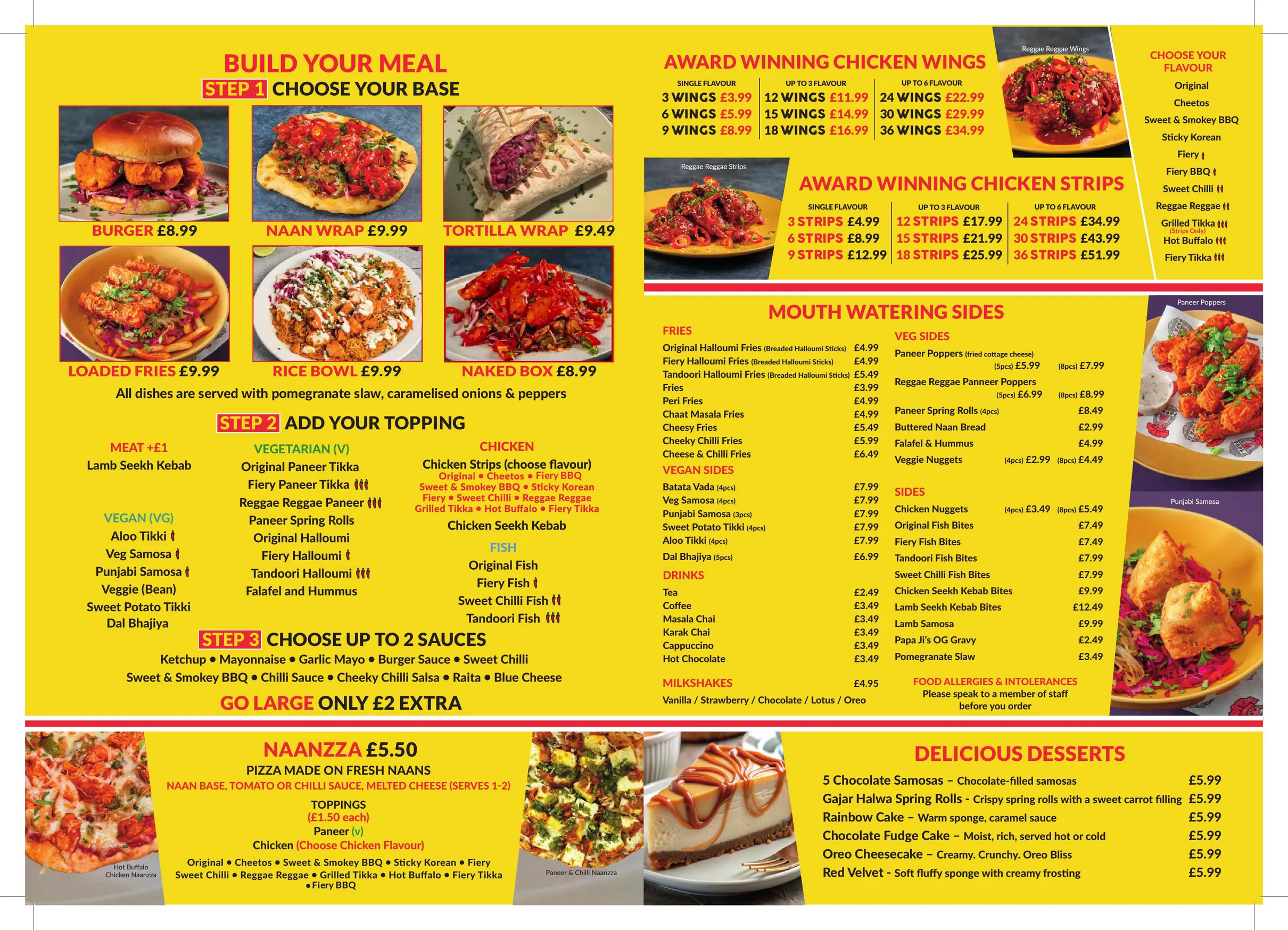 Papa Ji menu, page 2