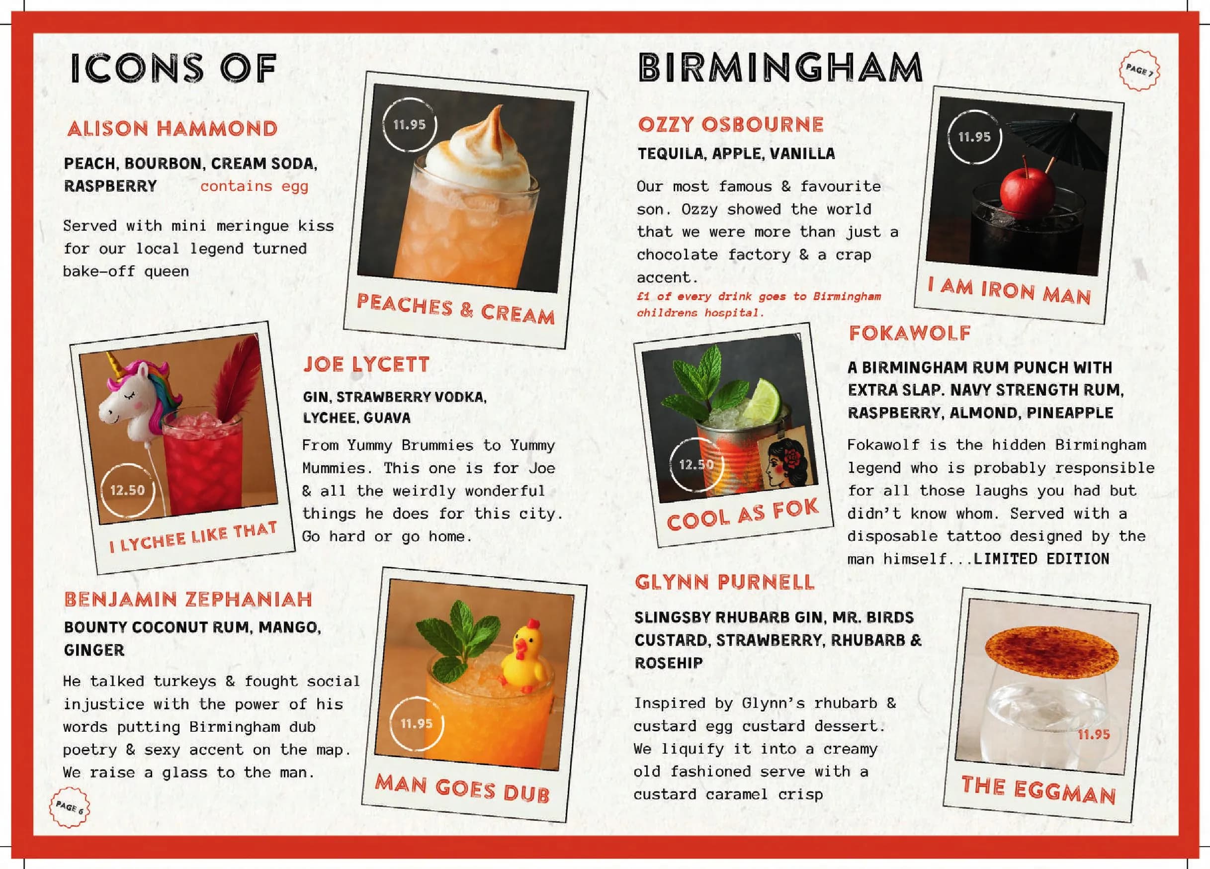 Gas Street Social menu, page 9