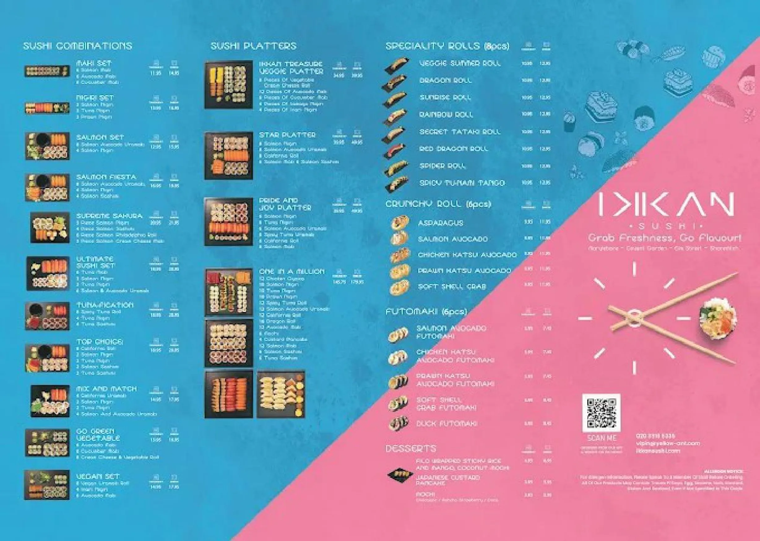 Ikkan menu, page 1