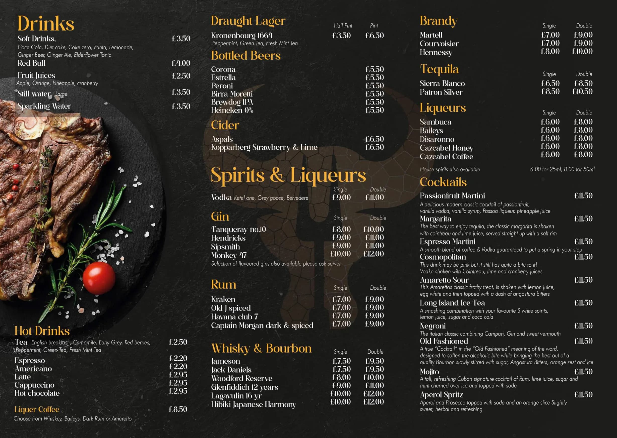 Mosaic Kitchen menu, page 2