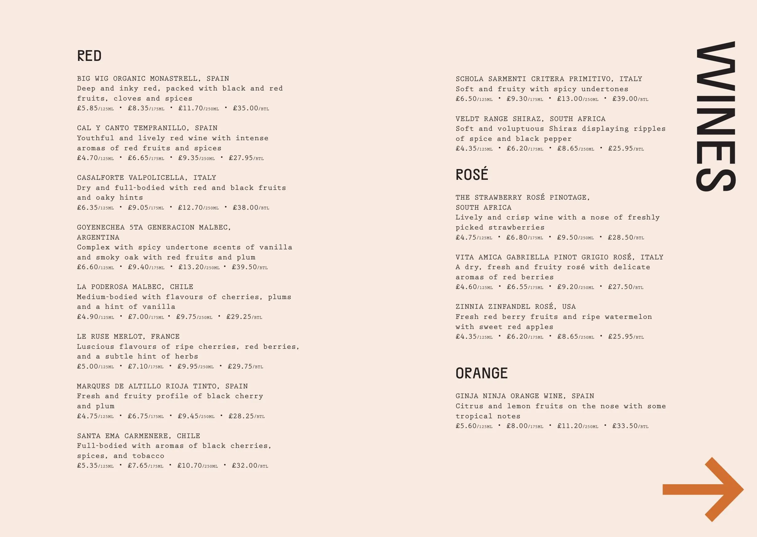 The Southern menu, page 9