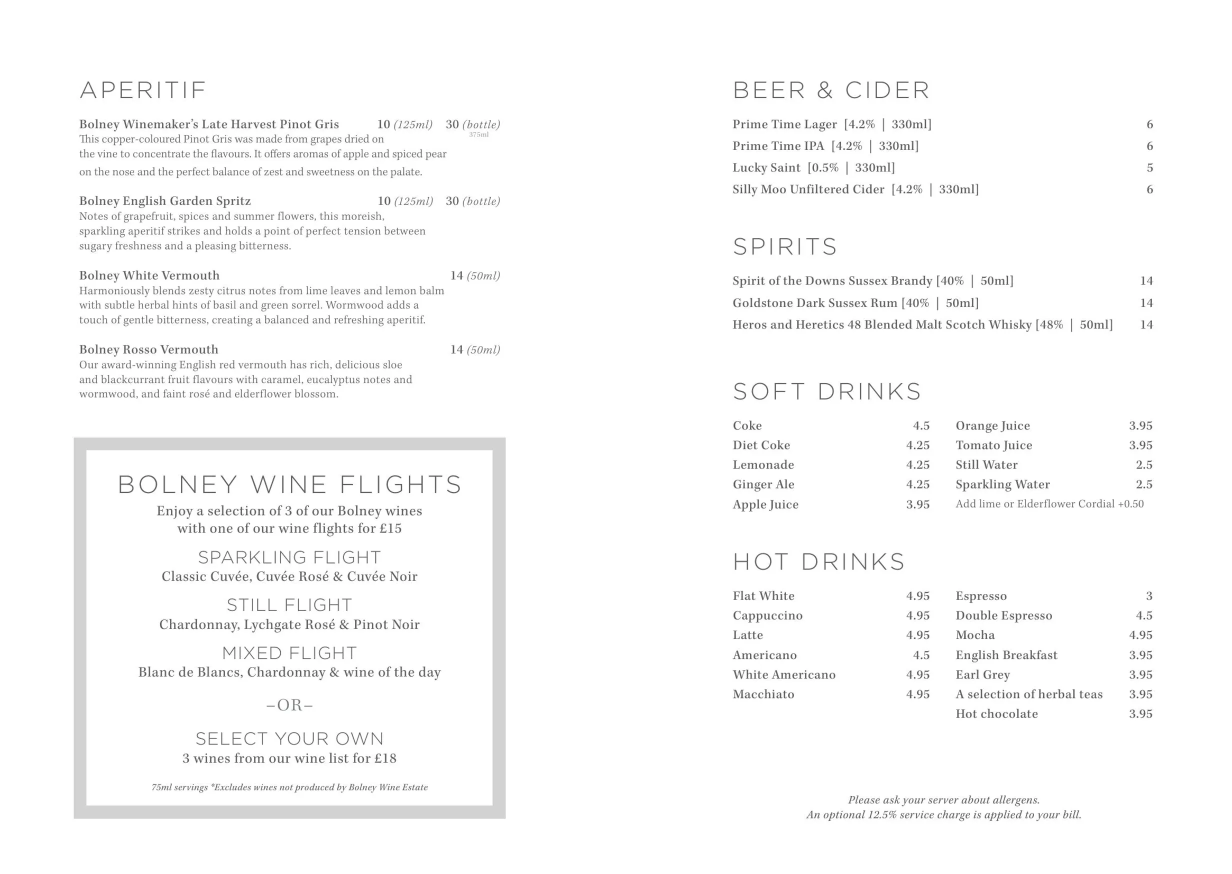 Eighteen Acre @ Bolney Wine Estate menu, page 4