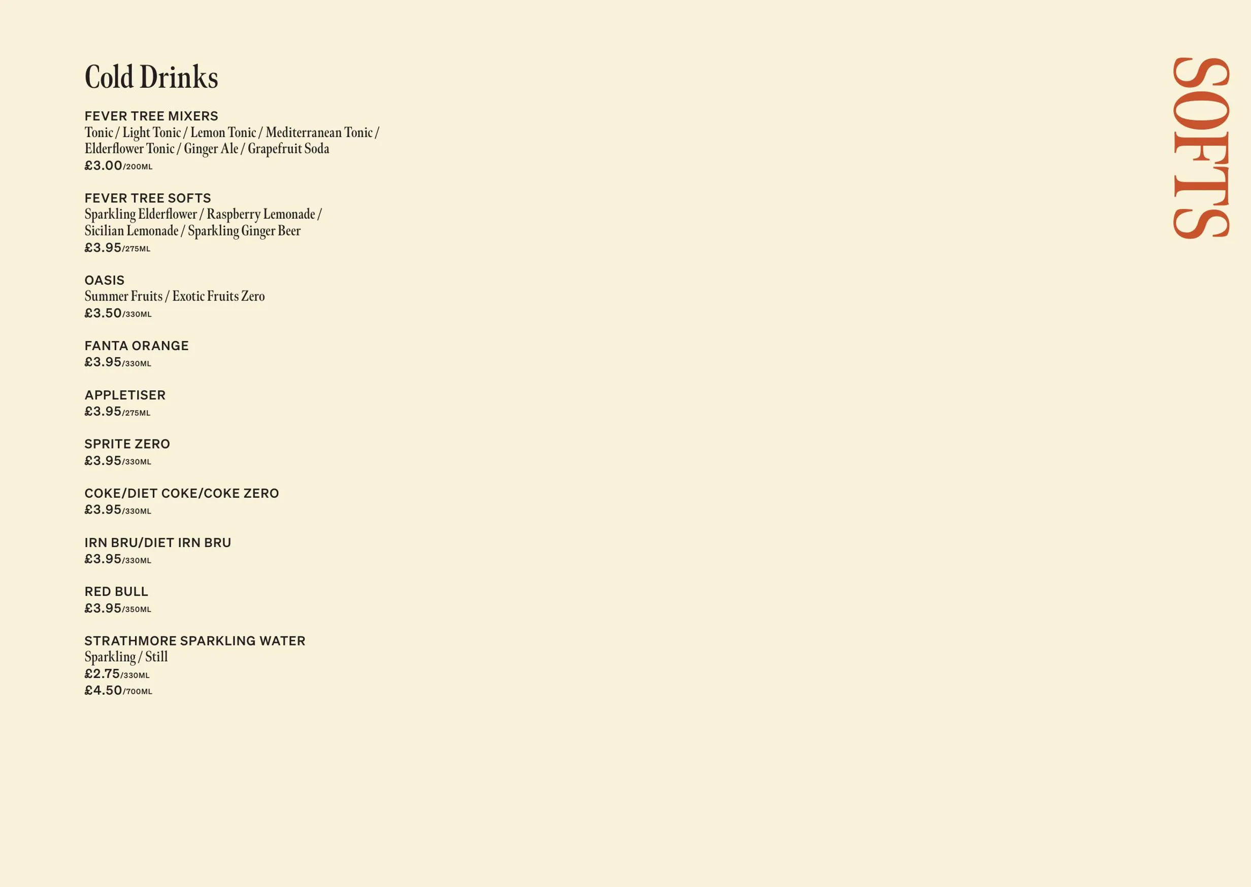 Red Squirrel menu, page 10