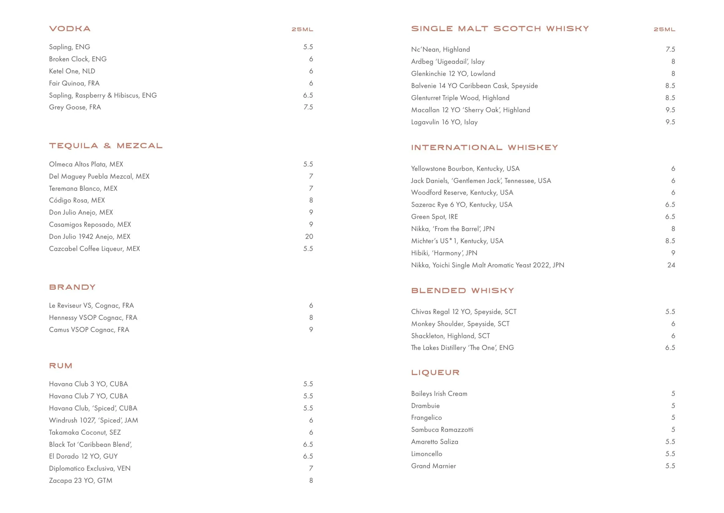 The Broadcaster menu, page 4