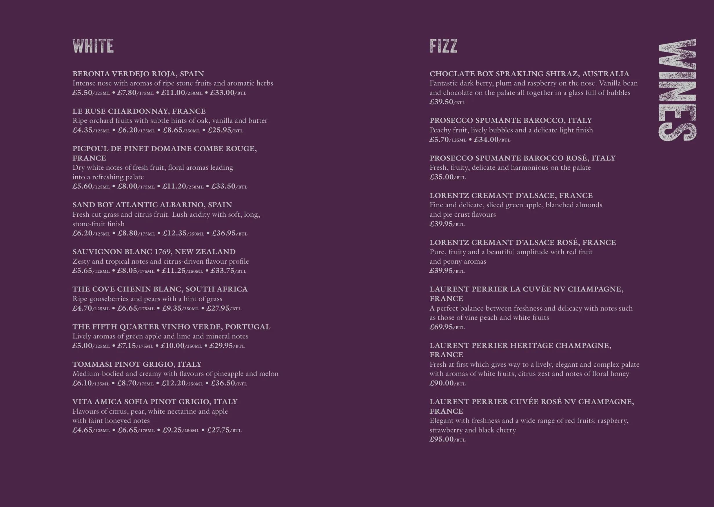 Holyrood 9A menu, page 8
