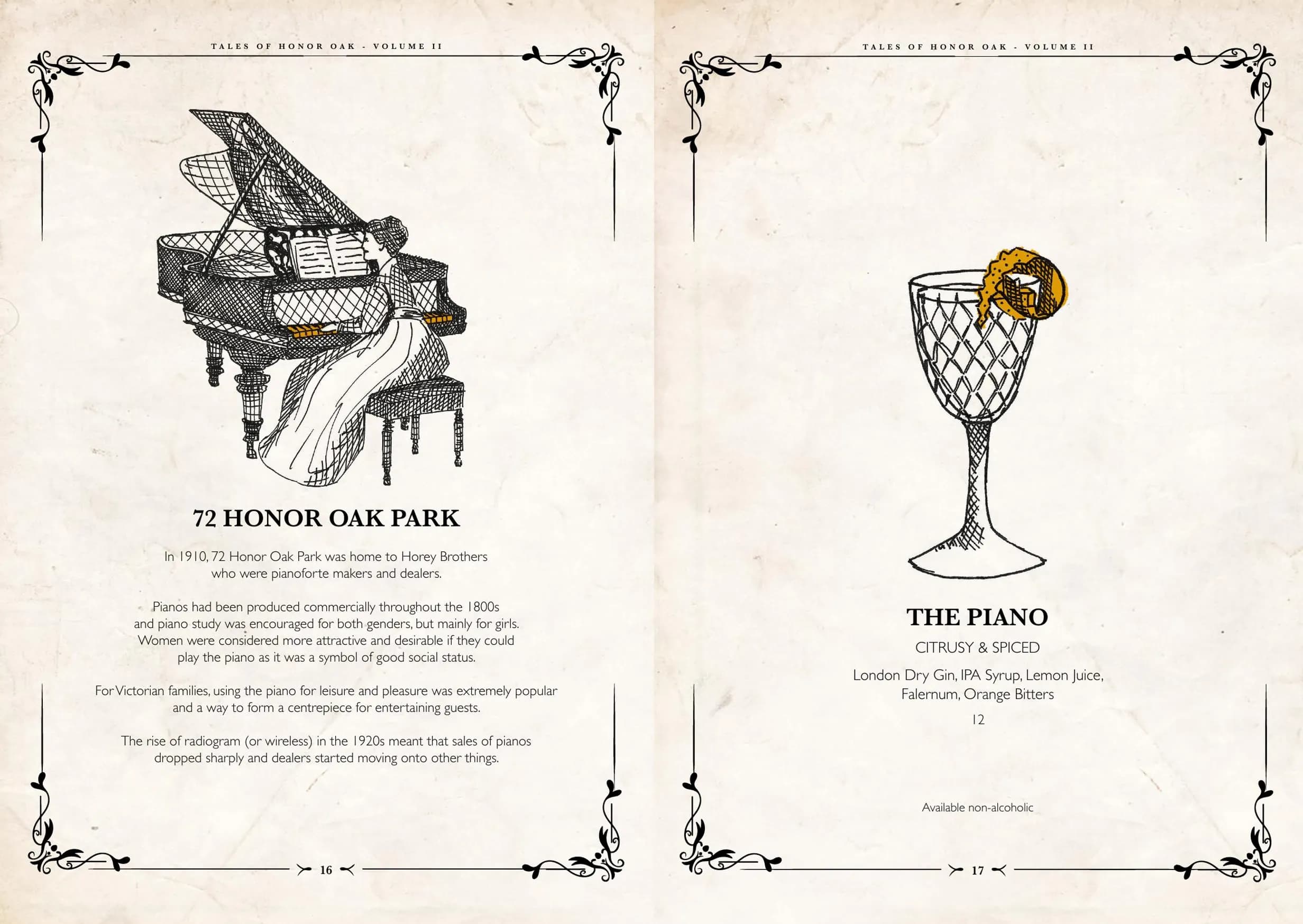 Two Spoons menu, page 10