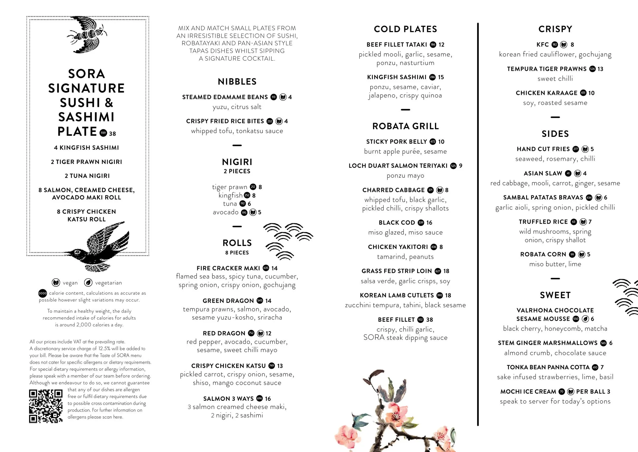 Sora menu, page 4