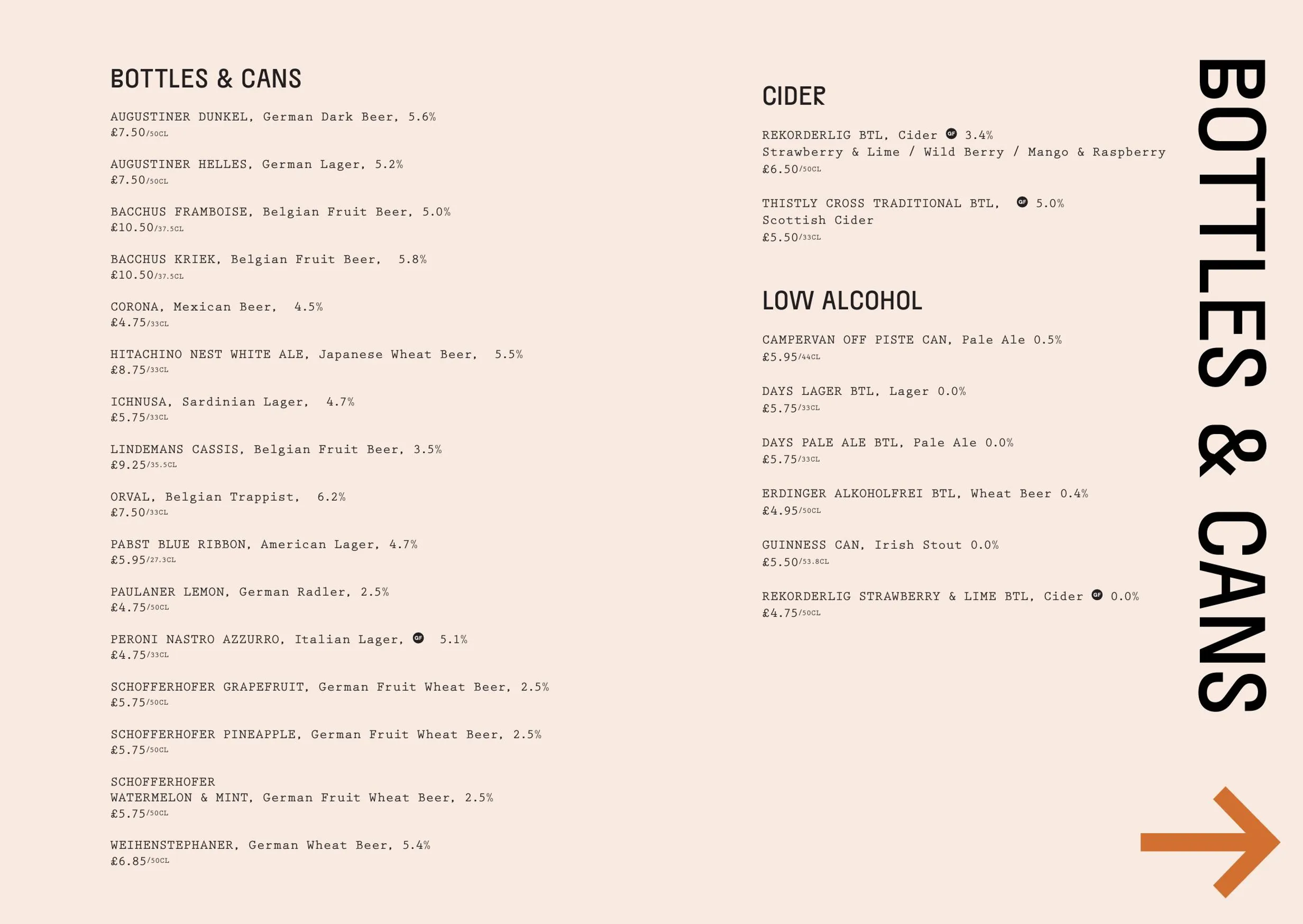 The Southern menu, page 5