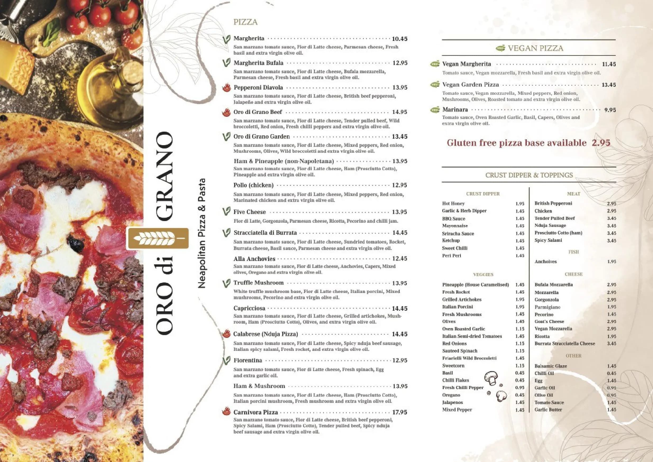 Oro di Grano menu, page 4