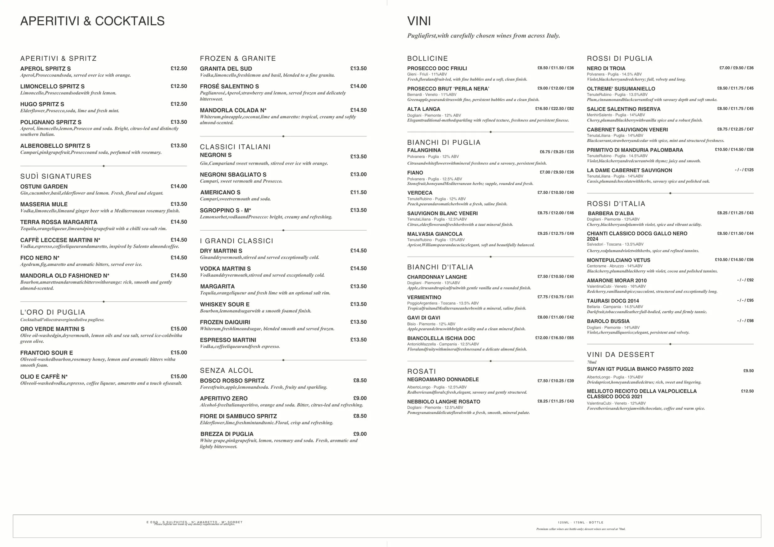 Sudi menu, page 4