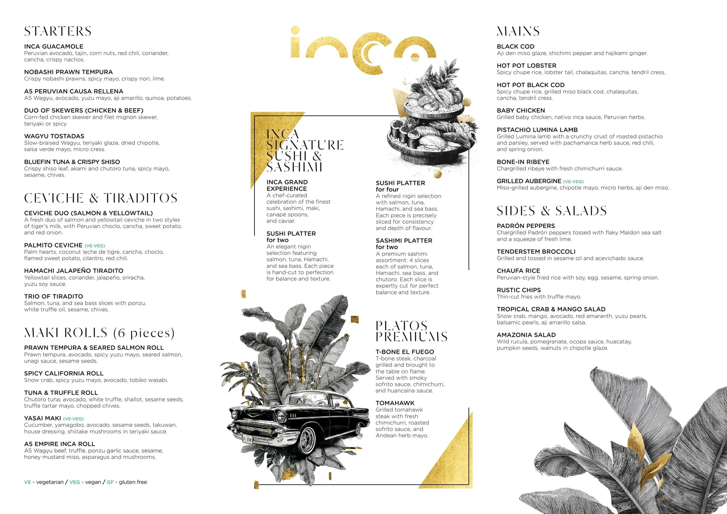 Inca menu, page 2